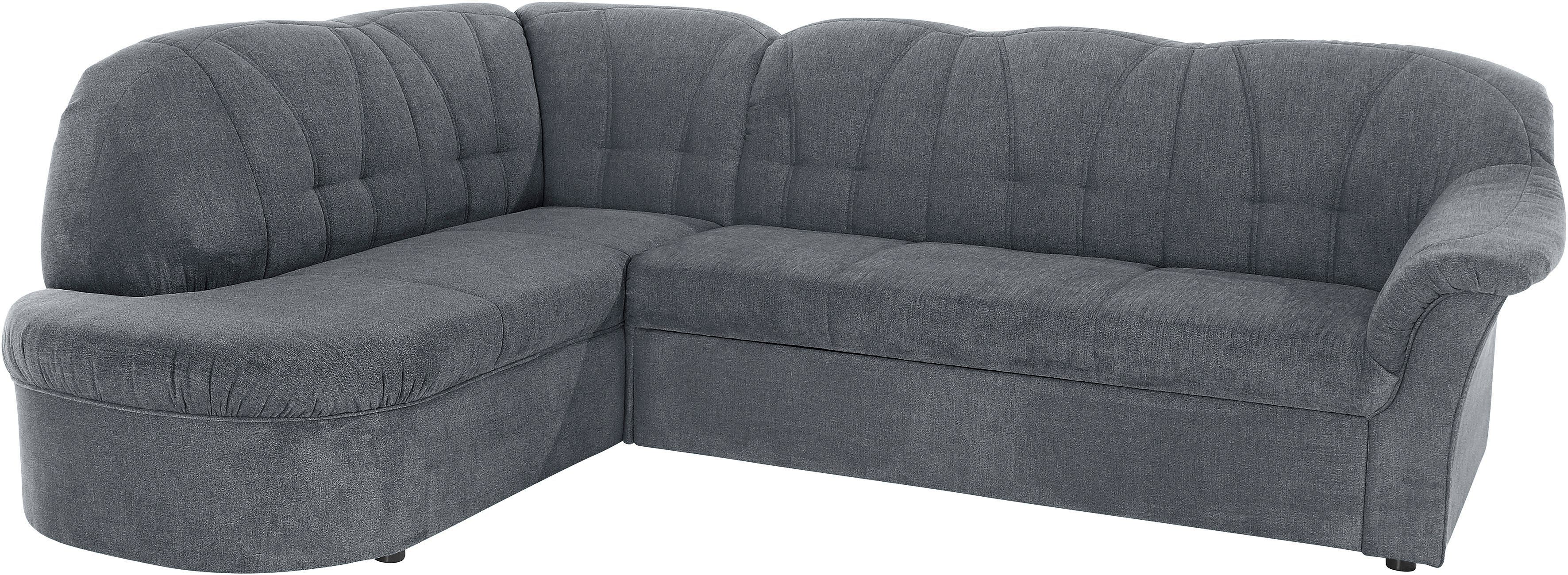 DOMO collection Hoekbank Pegnitz, elegante rugsteppingen, tijdloze vormtaal, L-vorm