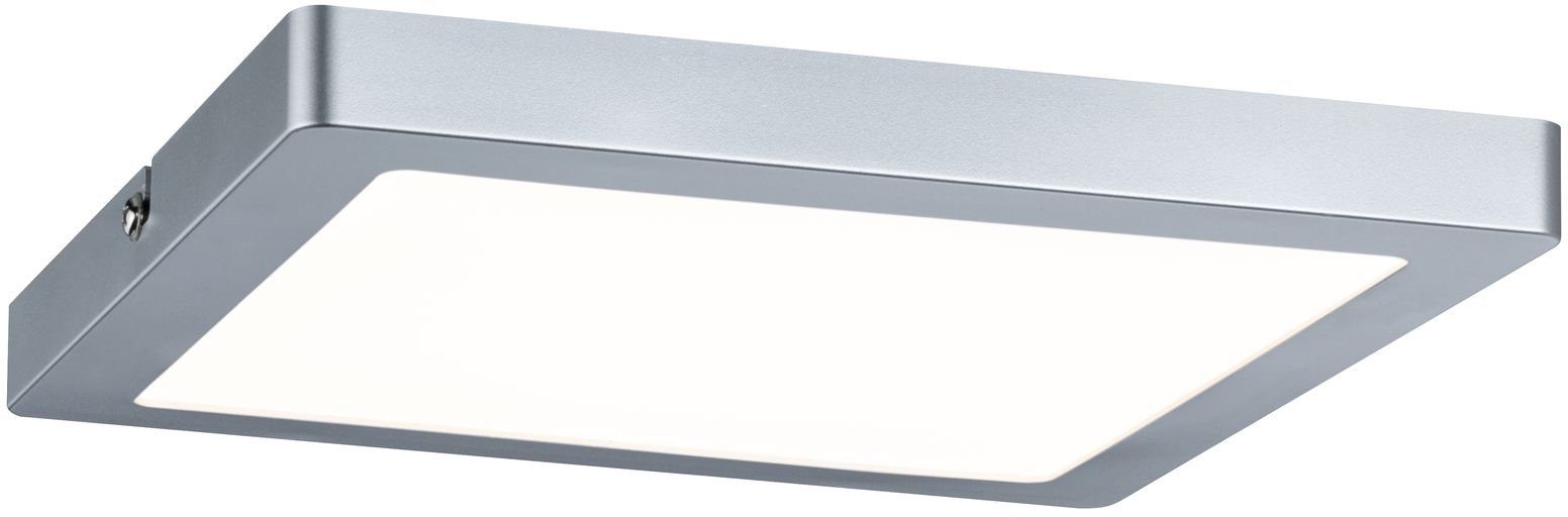 Paulmann Led-paneel Atria vierkant 220x220mm 14W 2700K (1 stuk) led plafondlampen zilver