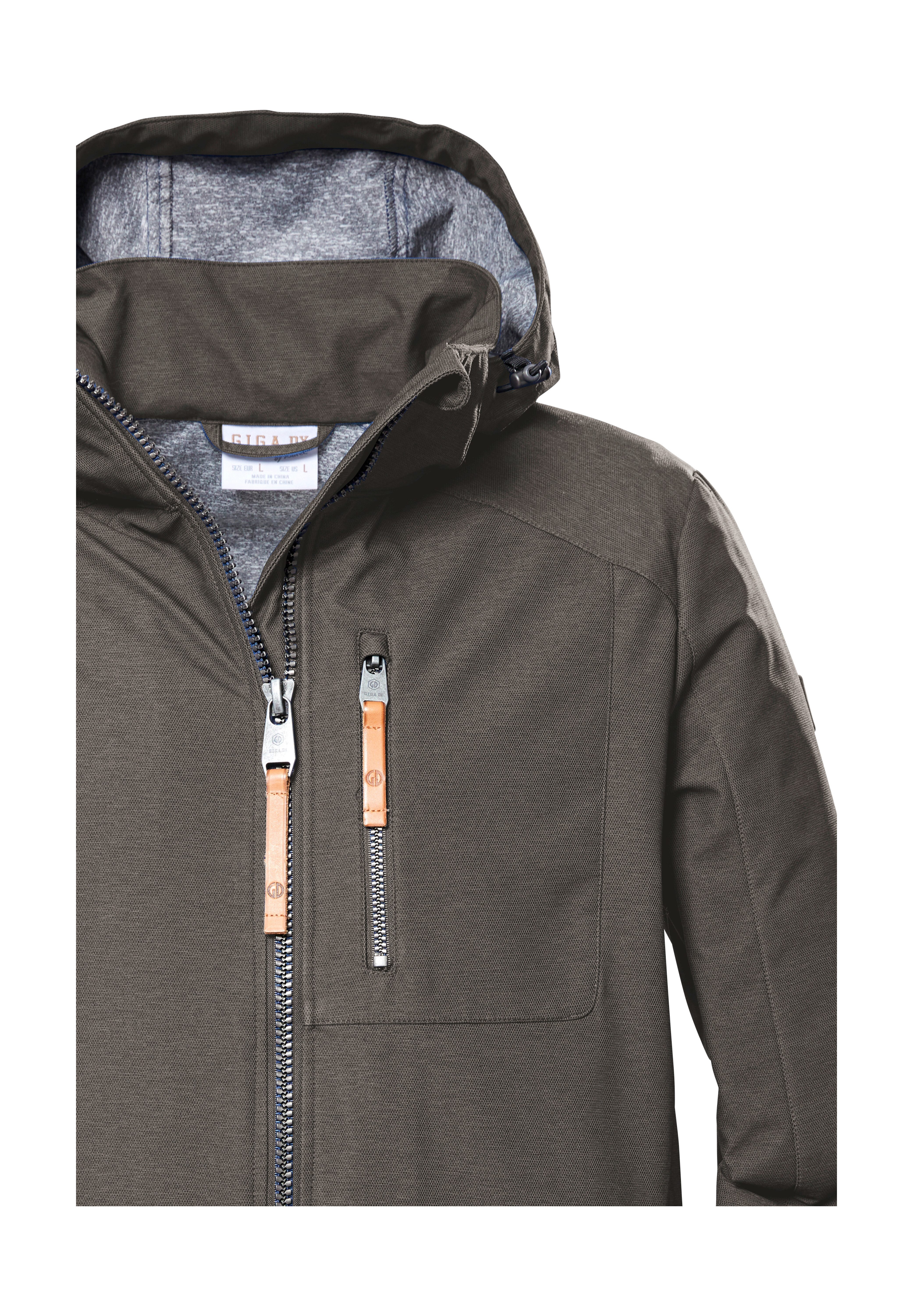 G.I.G.A. DX by killtec Softshell-jack GS 7 MN SFTSHLL JCKT Heren softshelljack: waterafstotend, afneembare capuchon, duurzaam