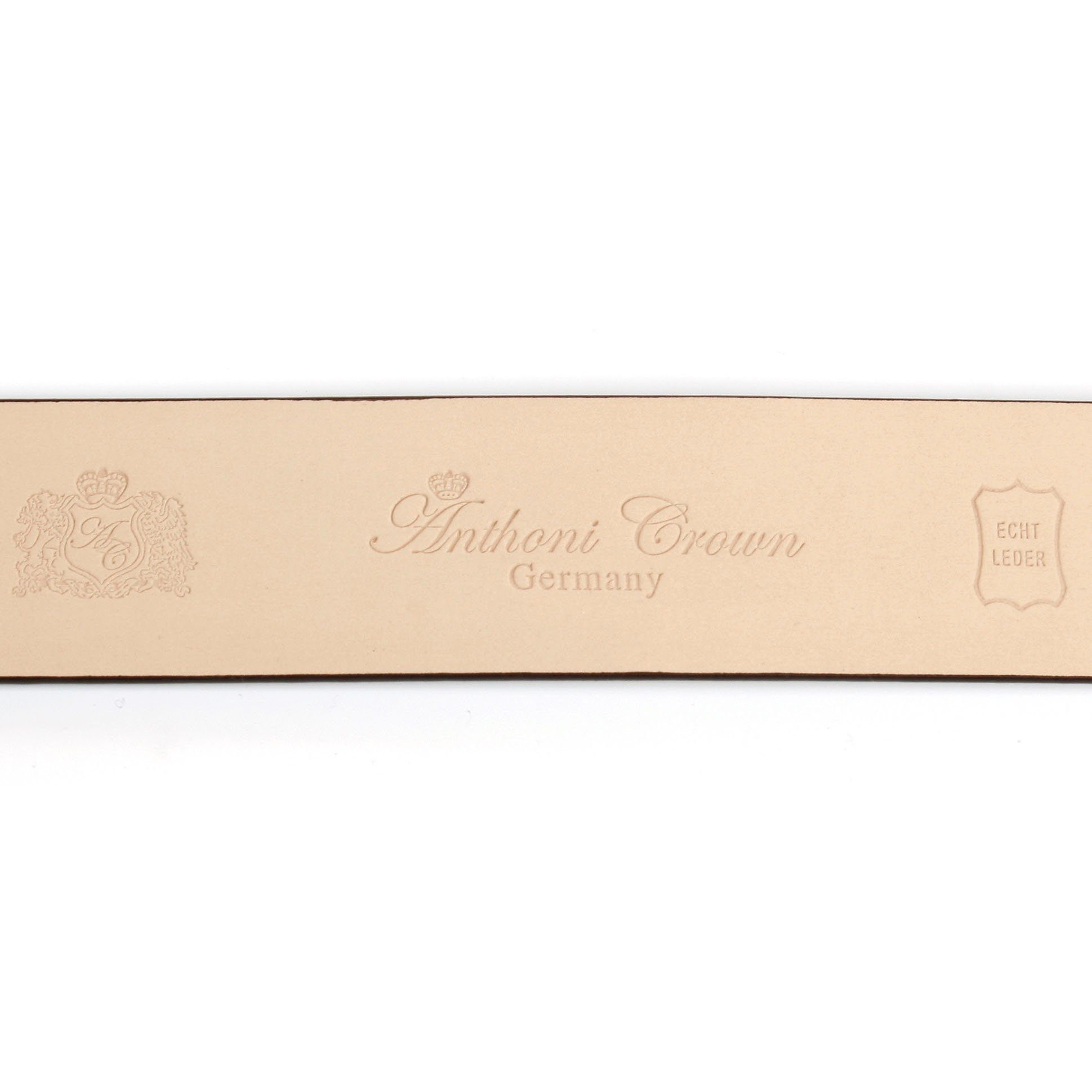 Anthoni Crown Leren riem Elegante leren business-riem