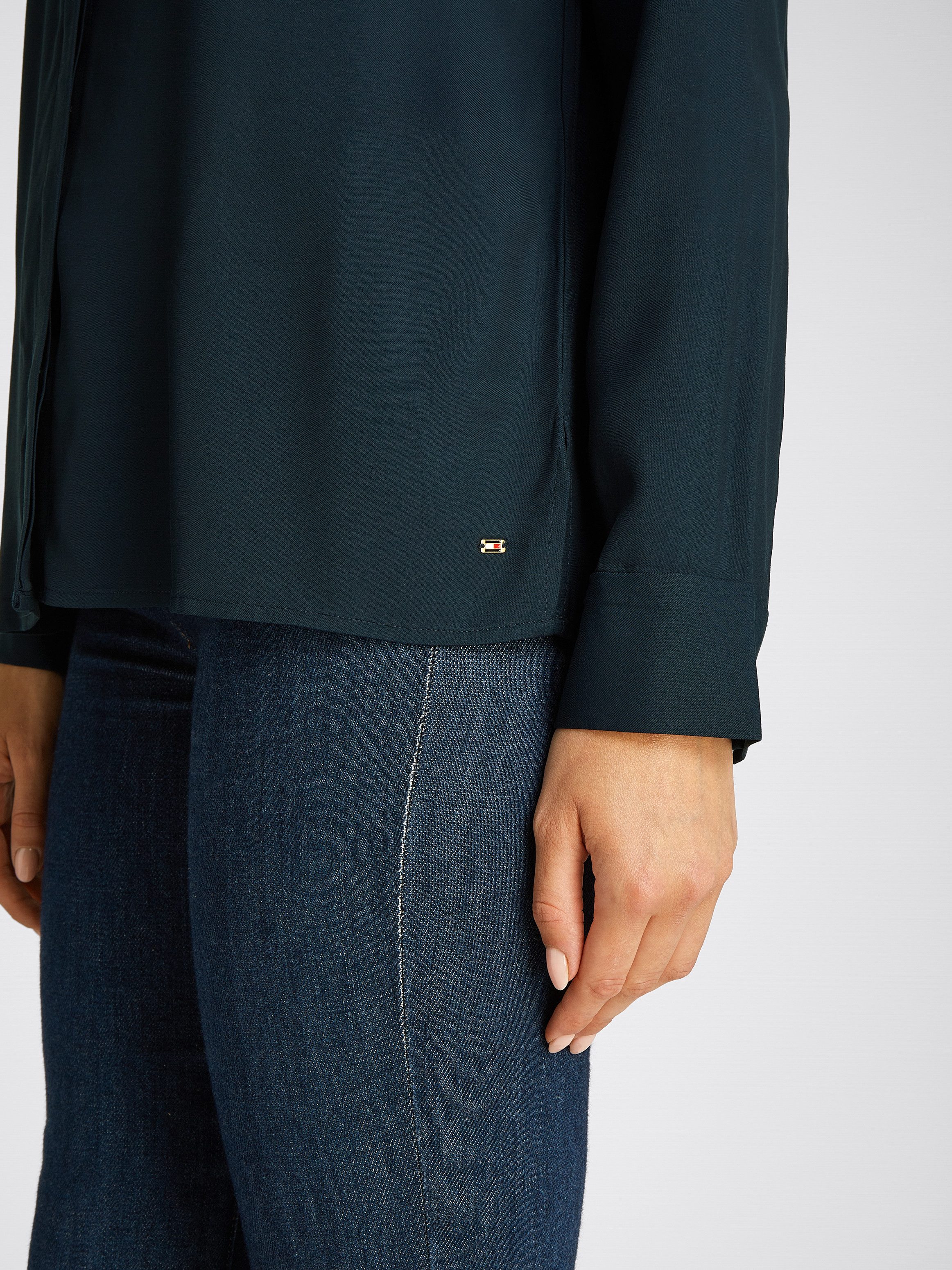Tommy Hilfiger Overhemdblouse SOFT VISCOSE REGULAR LS SHIRT