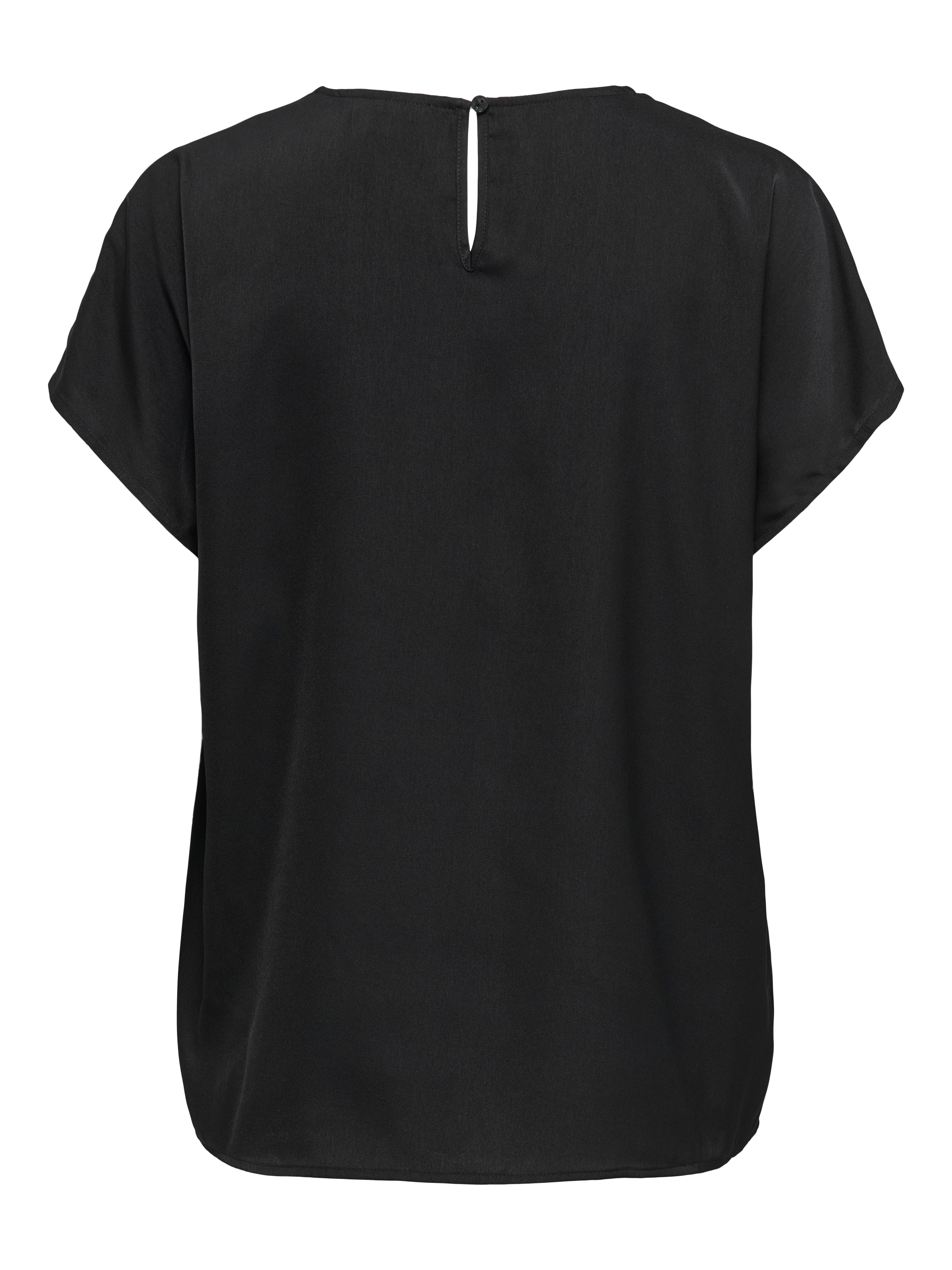Only Shirt met V-hals ONLLUCY LIFE SS V-NECK TOP WVN