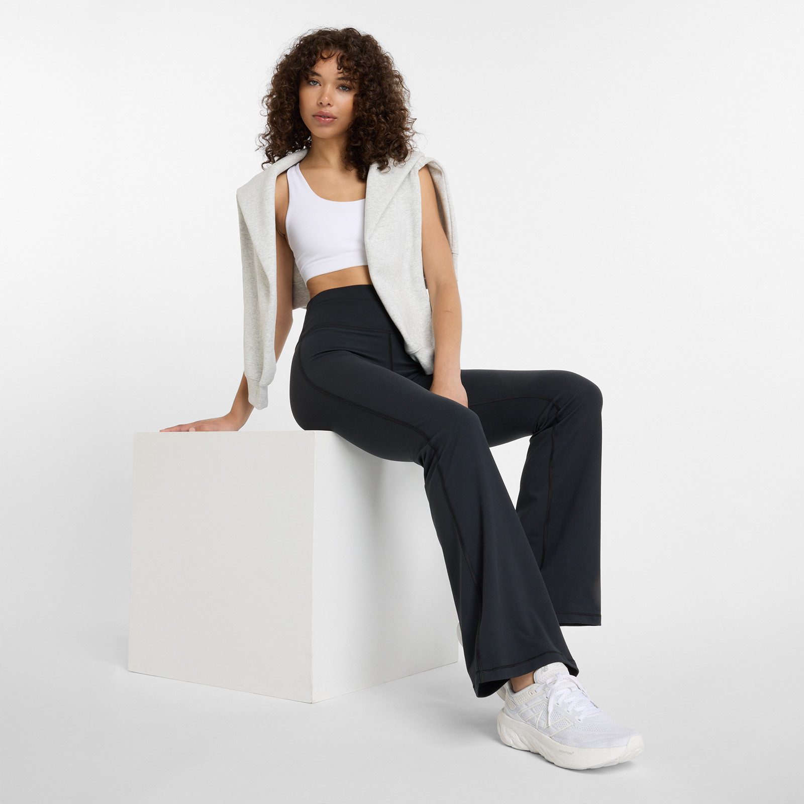 New Balance Yogabroek NB Harmony Flare Pant BLACK