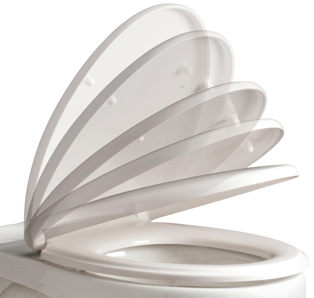 ADOB Toiletzitting Love Hurts Soft-closemechanisme, voor het schoonmaken afneembaar
