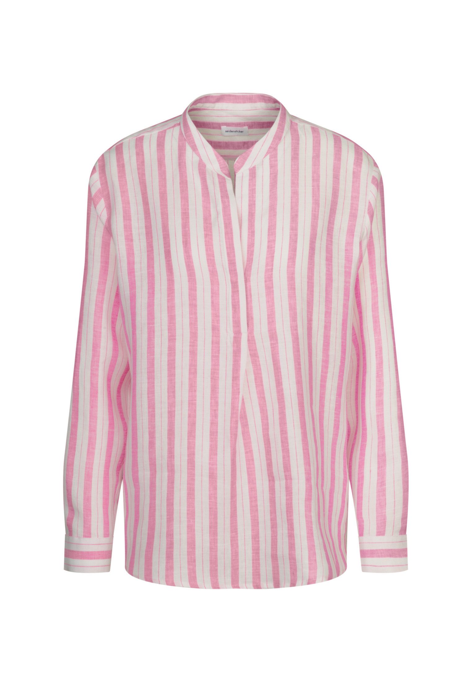 seidensticker Klassieke blouse Zwarte roos Tunika garenverver