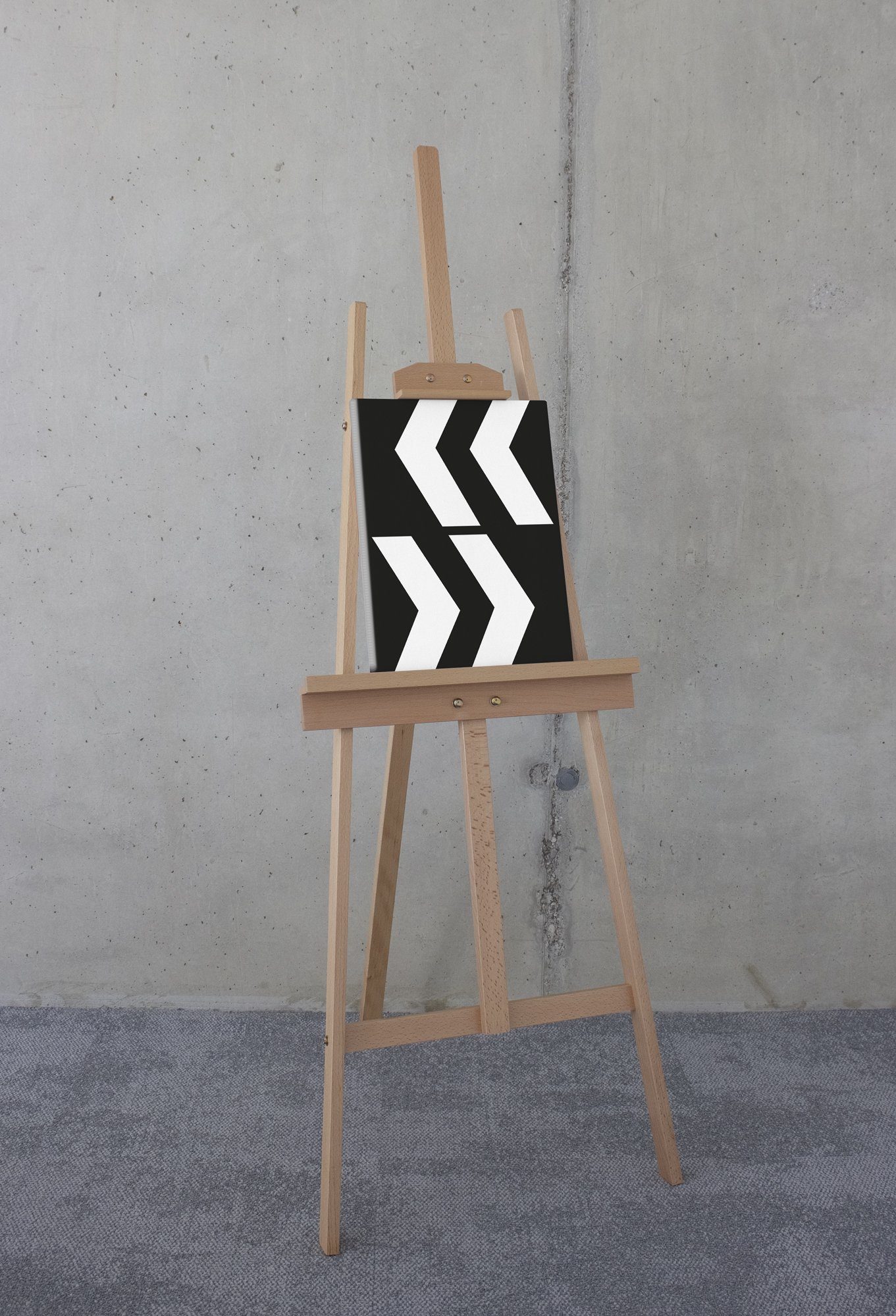 Komar Artprint op linnen Typo Arrows - Afmeting 30 x 40 cm (1 stuk)