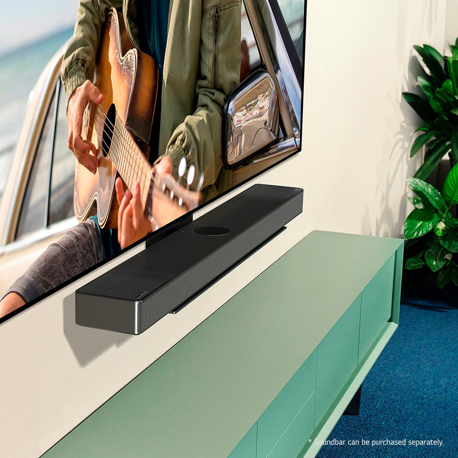 LG Soundbar DSC9S Dolby Atmos, WOW Orchestra & WOW Interface, Houder voor LG OLED C3/2