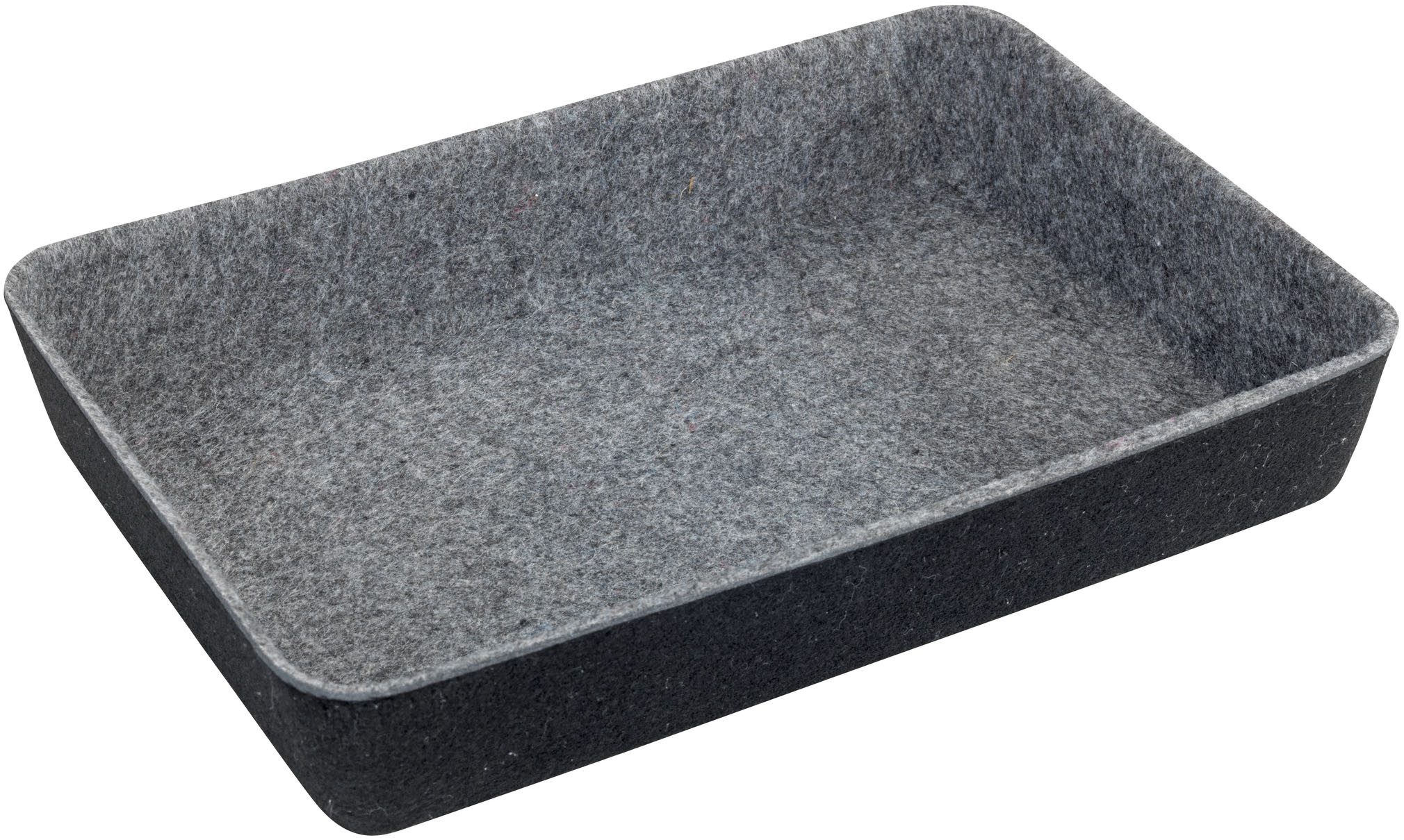 WENKO Organizer Opbergdozen voor lades, 3 maten, gerecycled polyester vilt (set, 7-delig)
