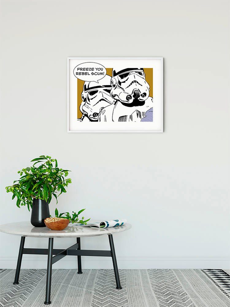 Komar Wanddecoratie Star Wars Classic stripverhaal aandeel Stormtrooper (1 stuk)