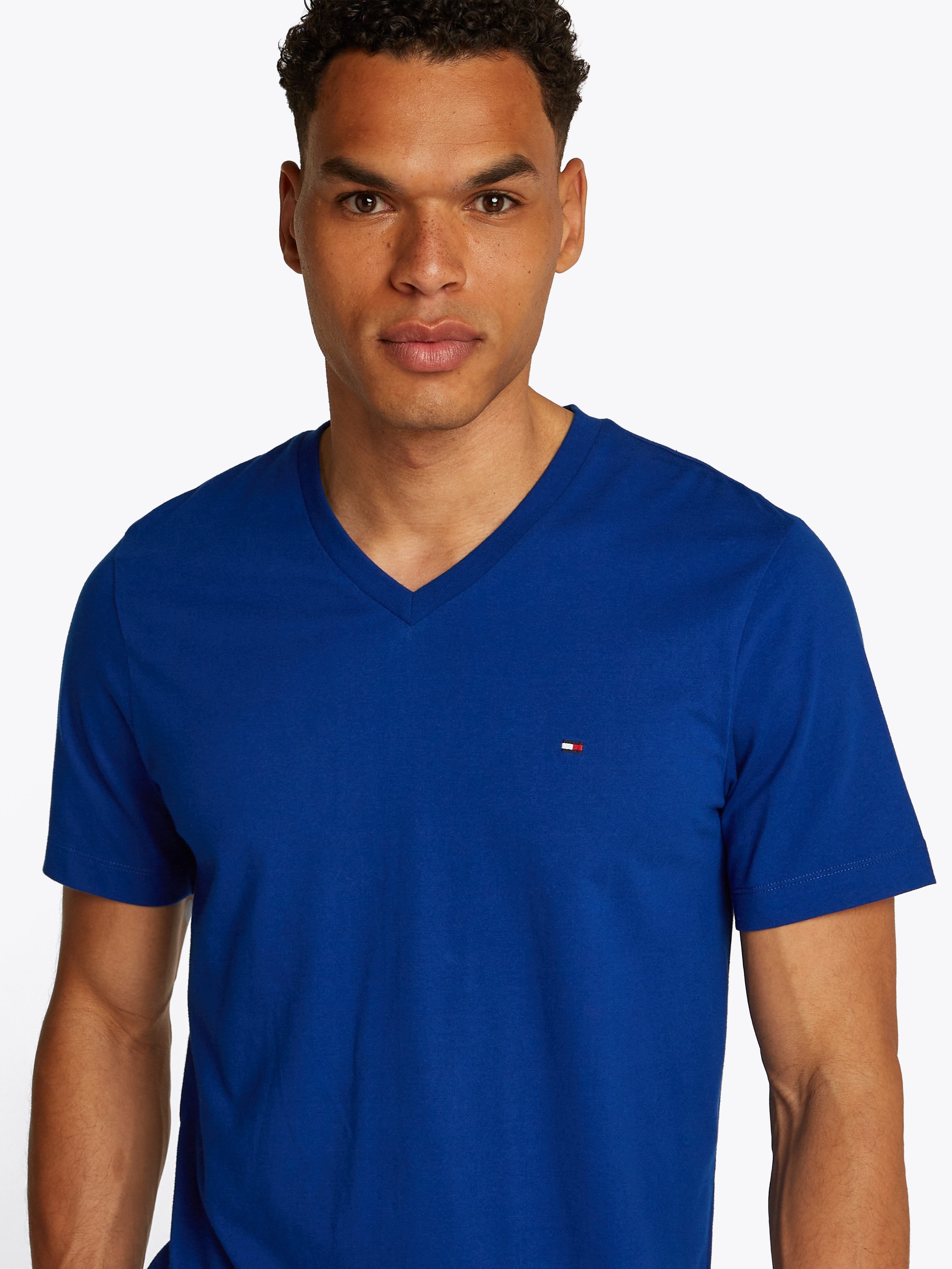 Tommy Hilfiger Shirt met V-hals ESSENTIAL V-NECK TEE