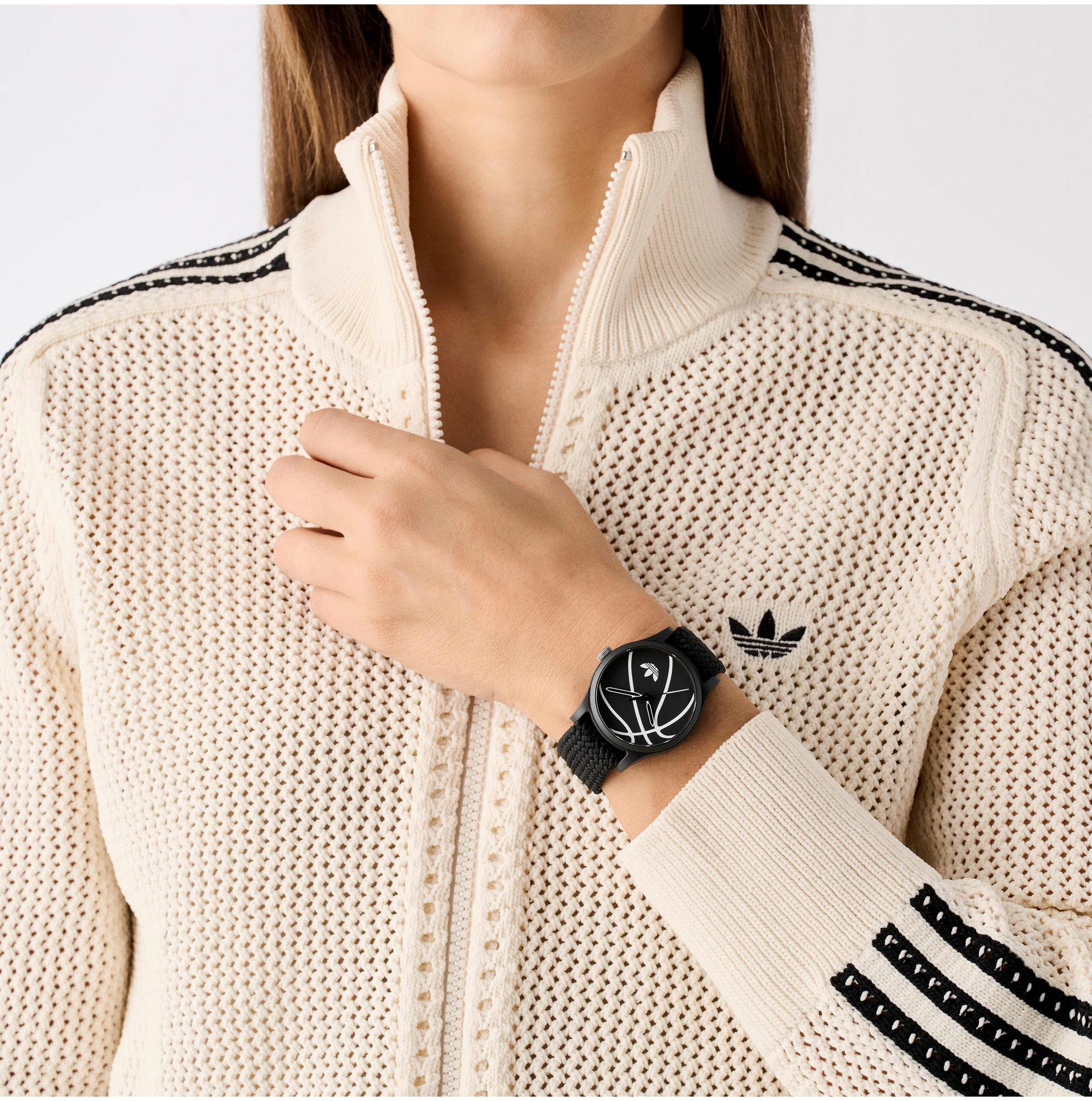 adidas Originals Kwartshorloge GAME ONE Polshorloge, herenhorloge, dameshorloge, nylon band, waterafstotend tot 5 bar