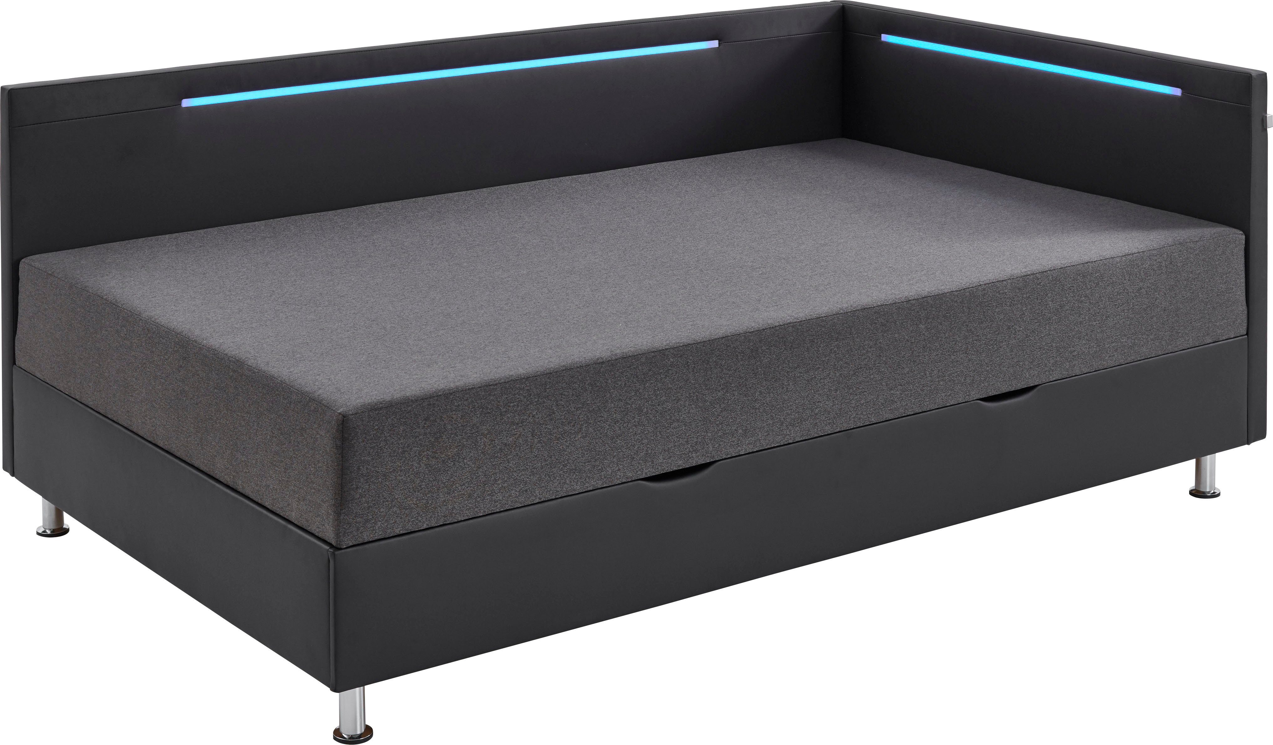 meise.möbel Bed Laser met led-verlichting, incl. matras en bedlade