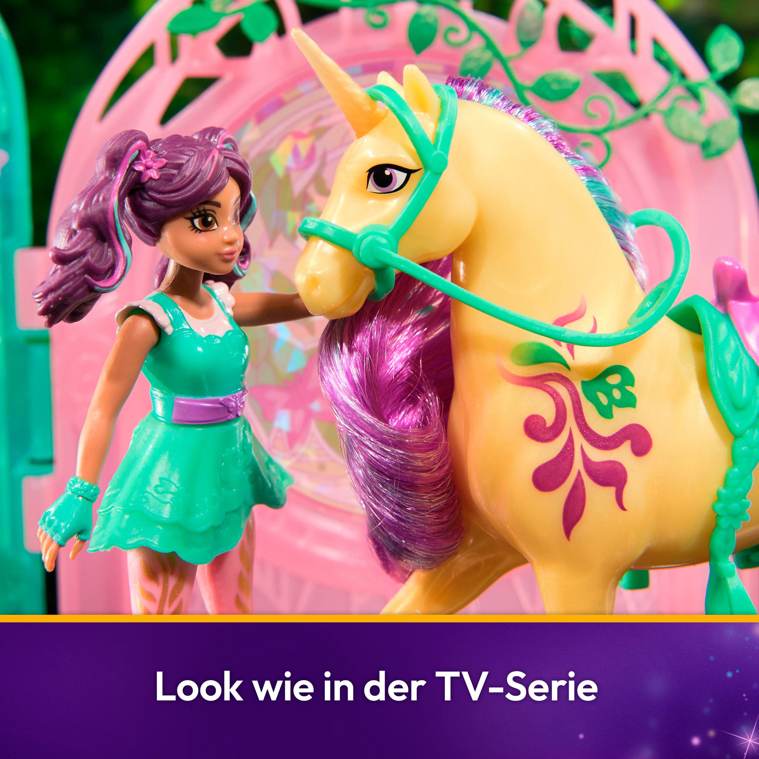 Spin Master Aankleedpop Unicorn Academy - Stall Spielset - Ava & Leaf