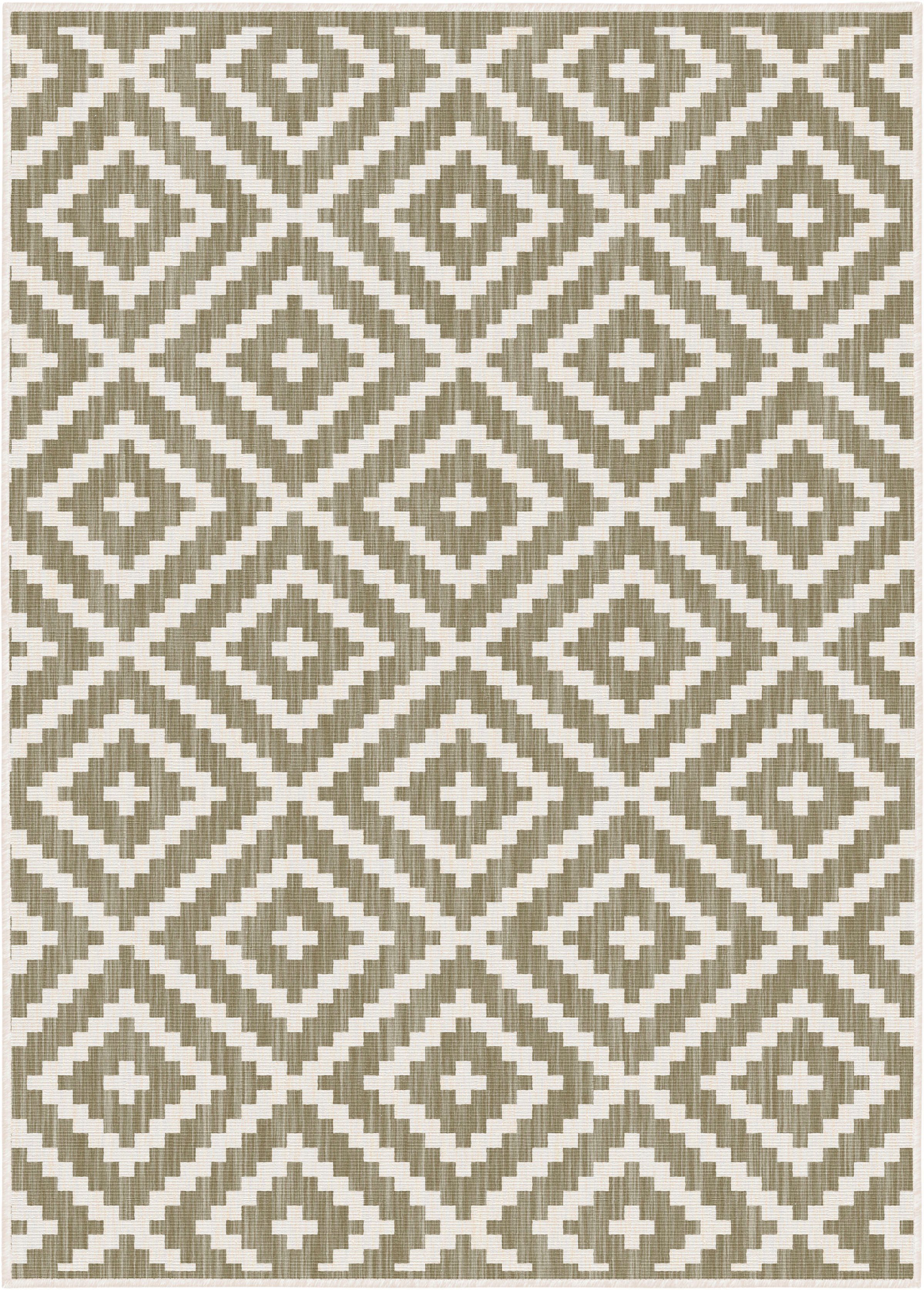 my home Vloerkleed Ronda tweezijdig te gebruiken kleed Sisal-look, platweefsel, in- en outdoor, geometrisch boho design