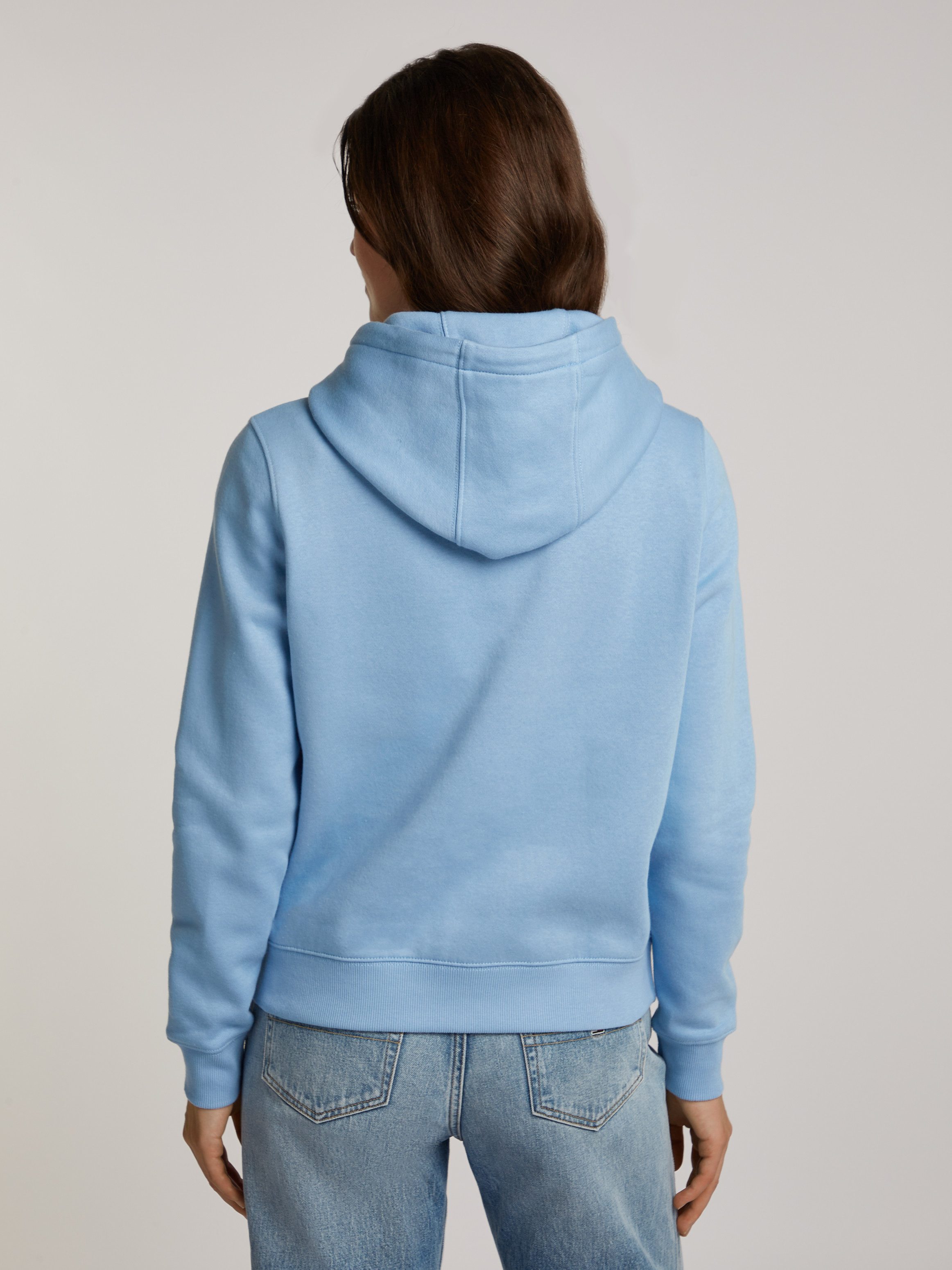 TOMMY JEANS Hoodie TJW REG S FLAG HOODIE Capuchon met koord, kangoeroezak, Tommy Jeans logo-vlag