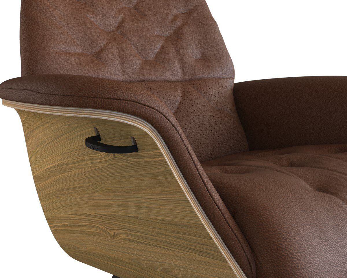 FLEXLUX Relaxfauteuil Volden, functionele stoel, gestoffeerde stoel, armleuningen, TV-fauteuil
