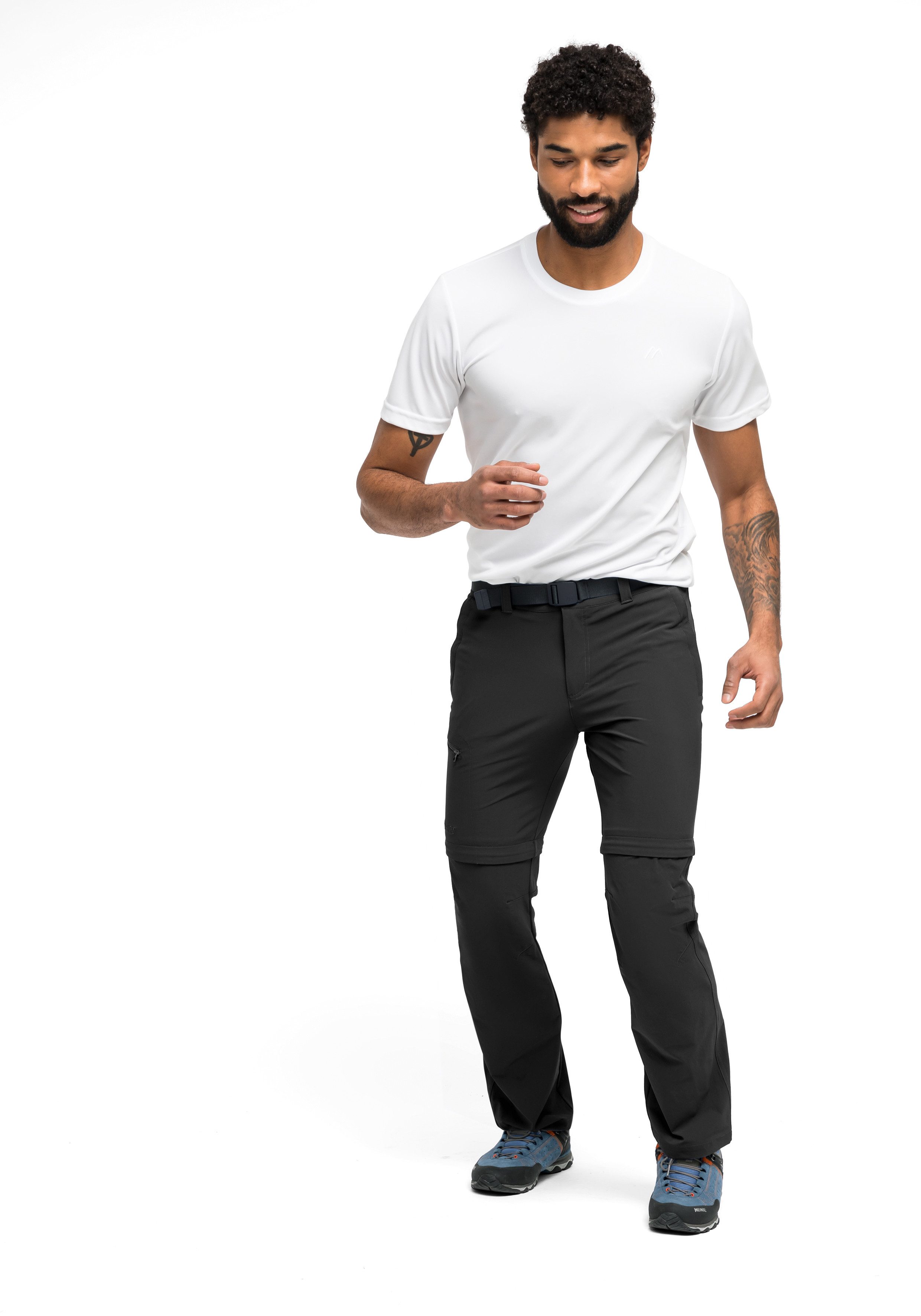 Maier Sports Functionele broek Tajo 2 Heren wandelbroek, afritsbare outdoorbroek, 4 zakken, regular fit
