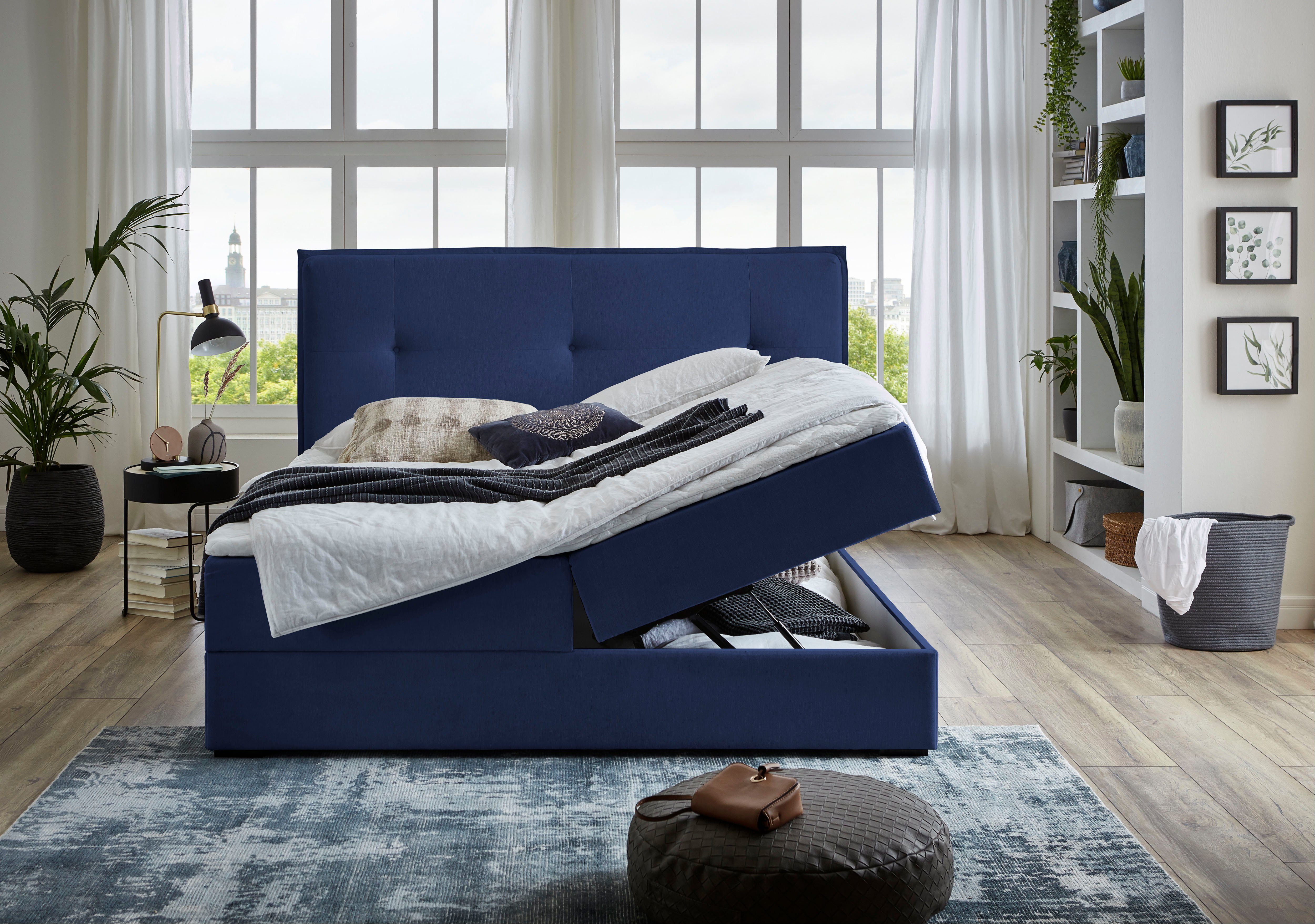 ATLANTIC home collection Boxspring Lucy met bedkist