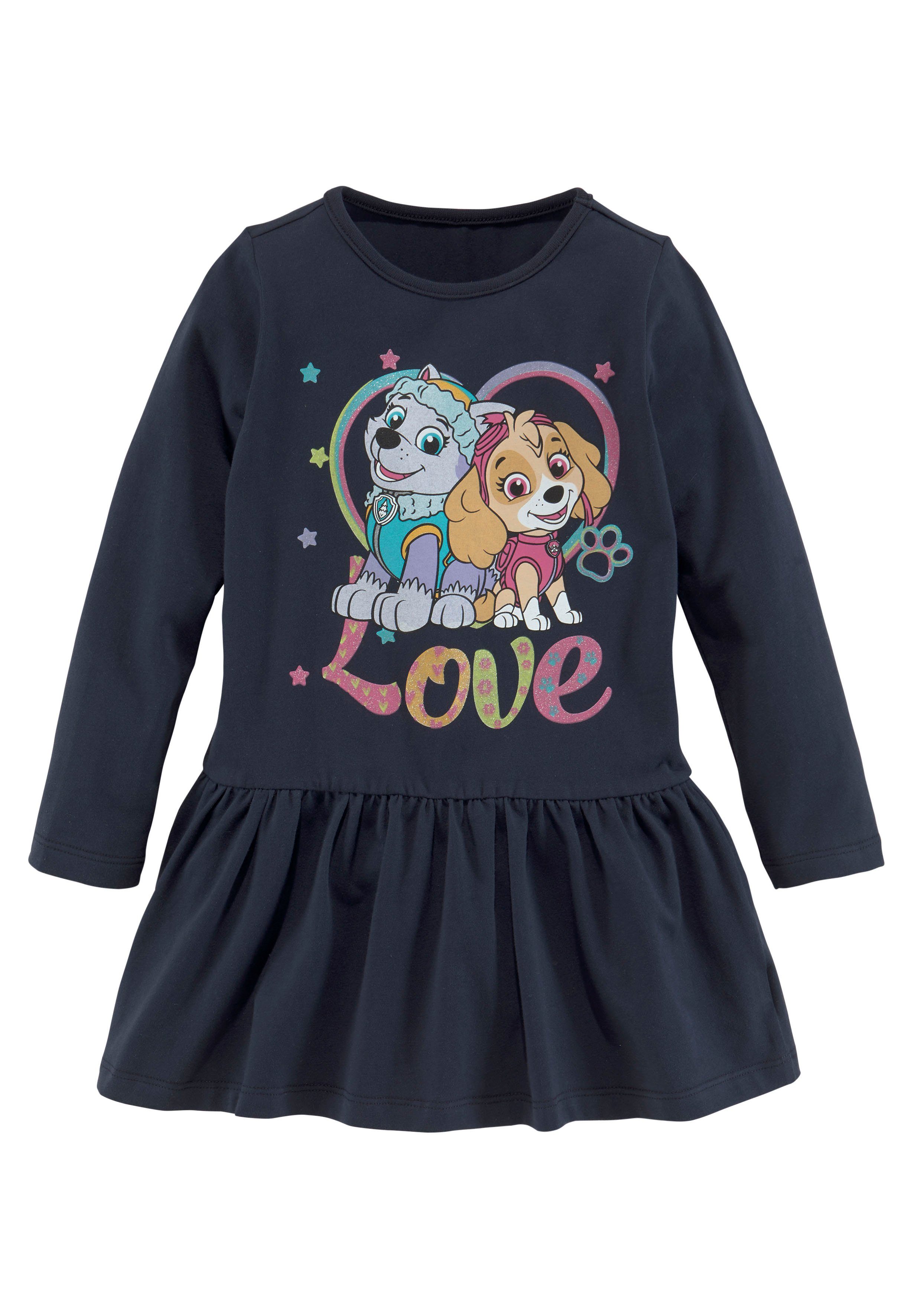 PAW PATROL Jerseyjurk Print met EVEREST en SKYE