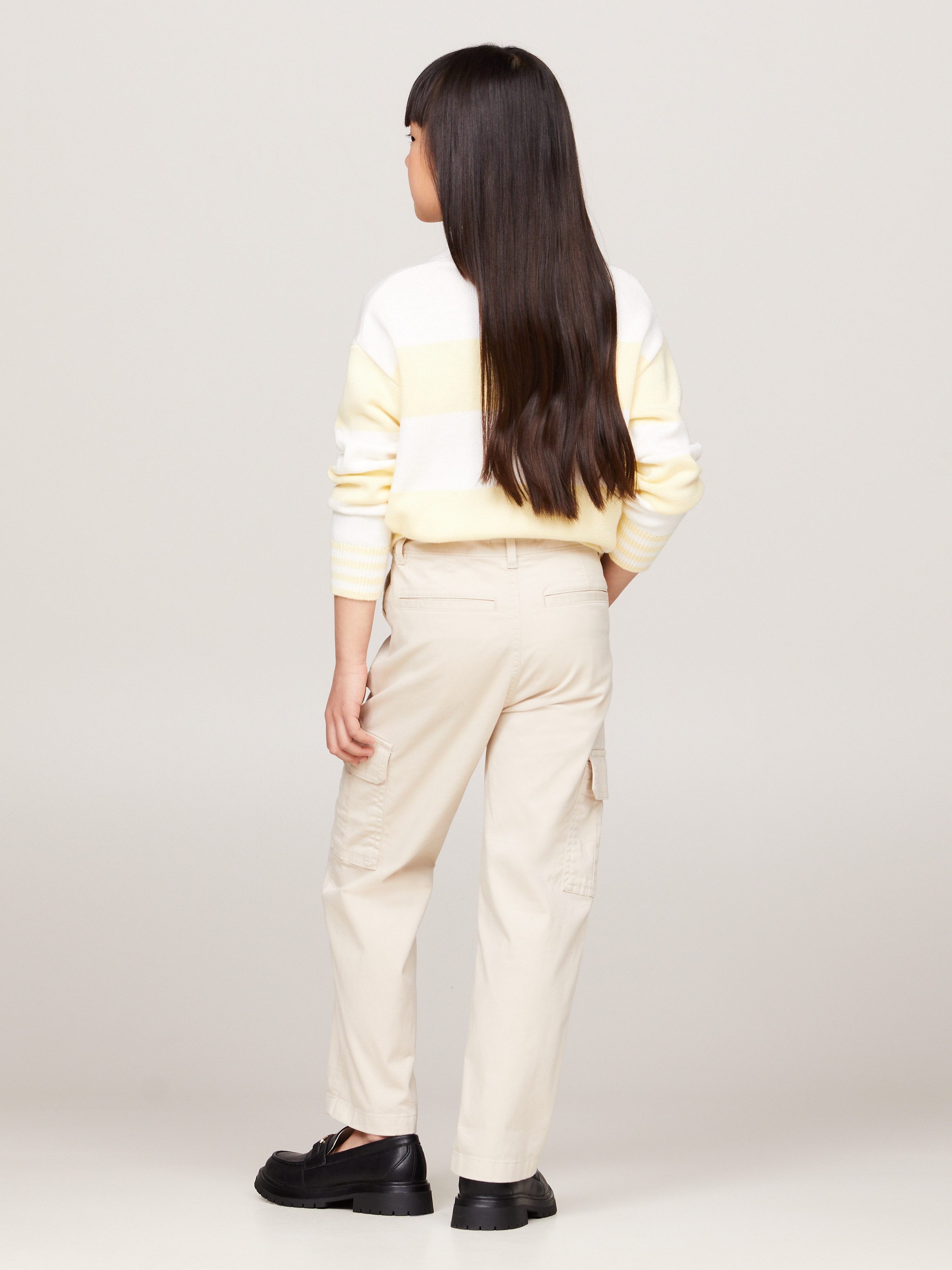 Tommy Hilfiger Cargobroek UTILITY CARGO PANTS Kinderen tot 16 jaar met logostiksel