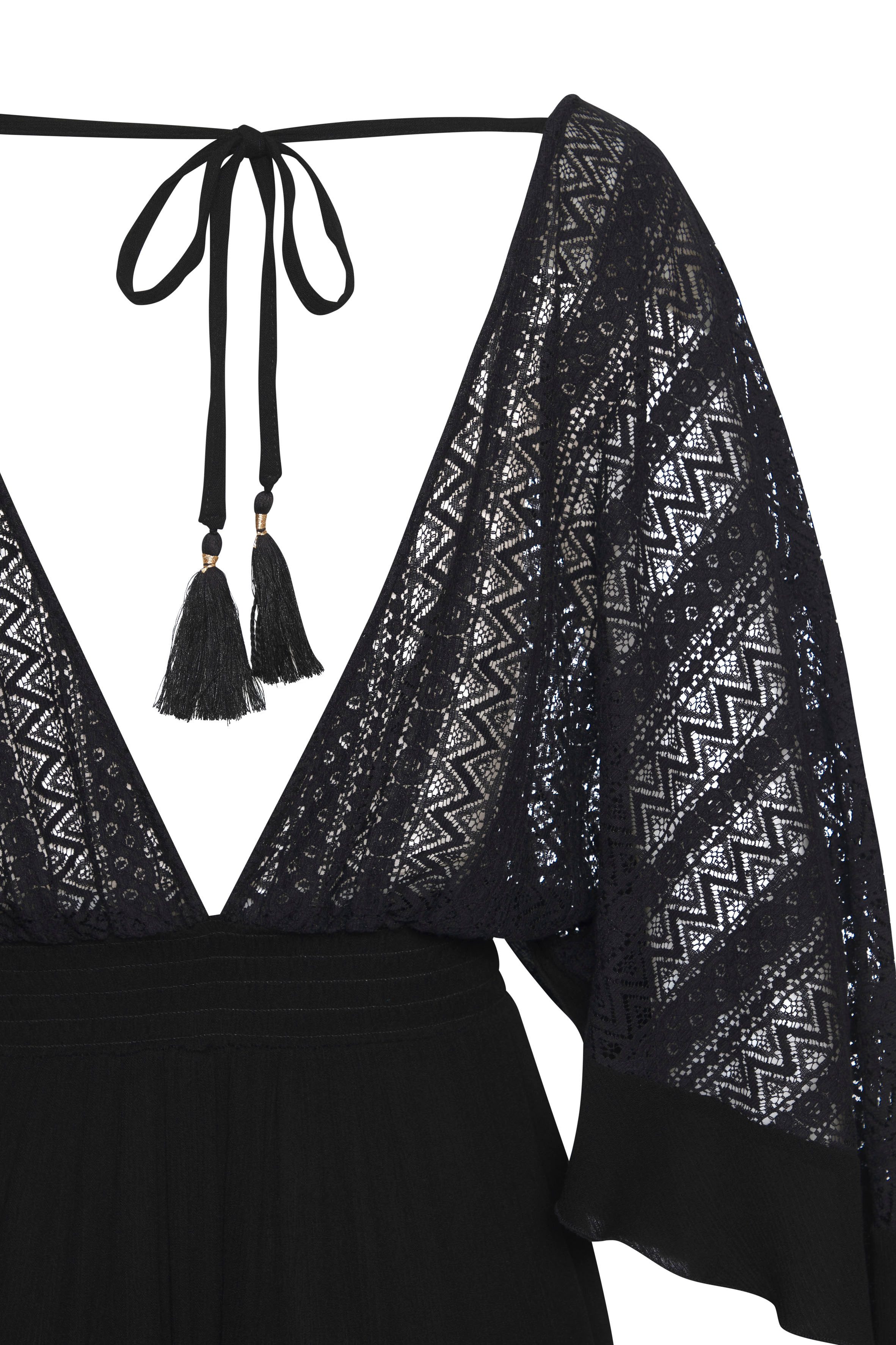 Lascana Maxi-jurk met smokband