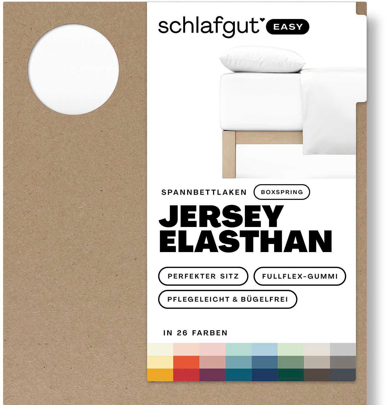 Schlafgut Hoeslaken EASY jersey elastaan boxspring (1 stuk)