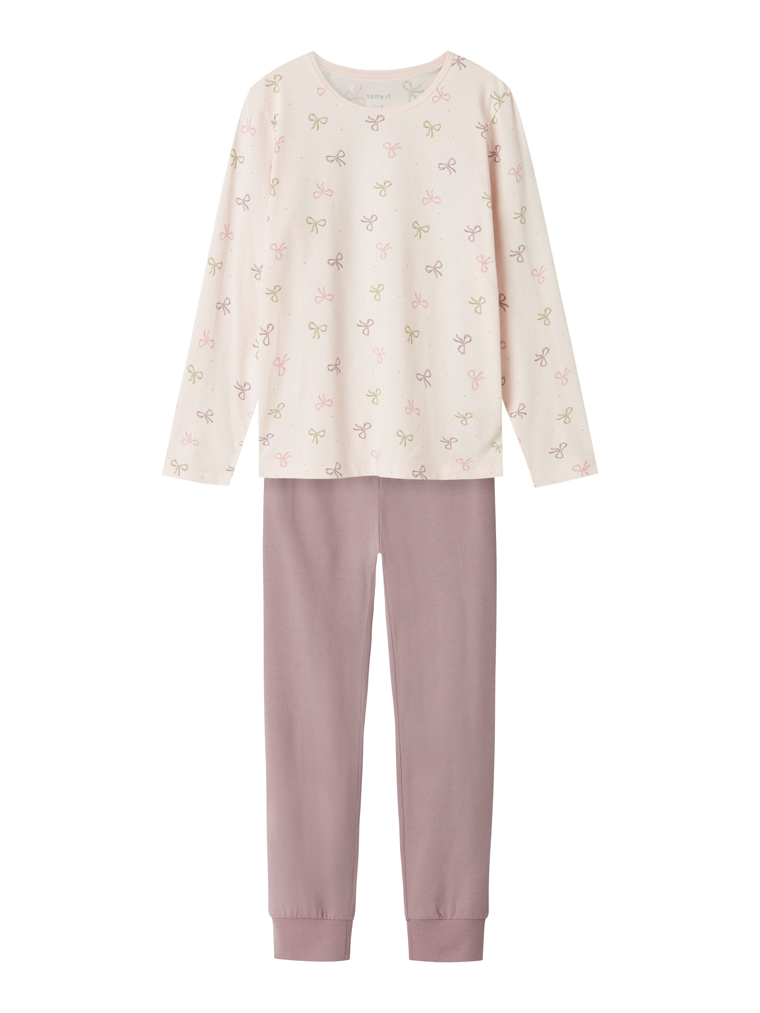 Name It Pyjama NKFNIGHTSET BARELY PINK BOW NOOS