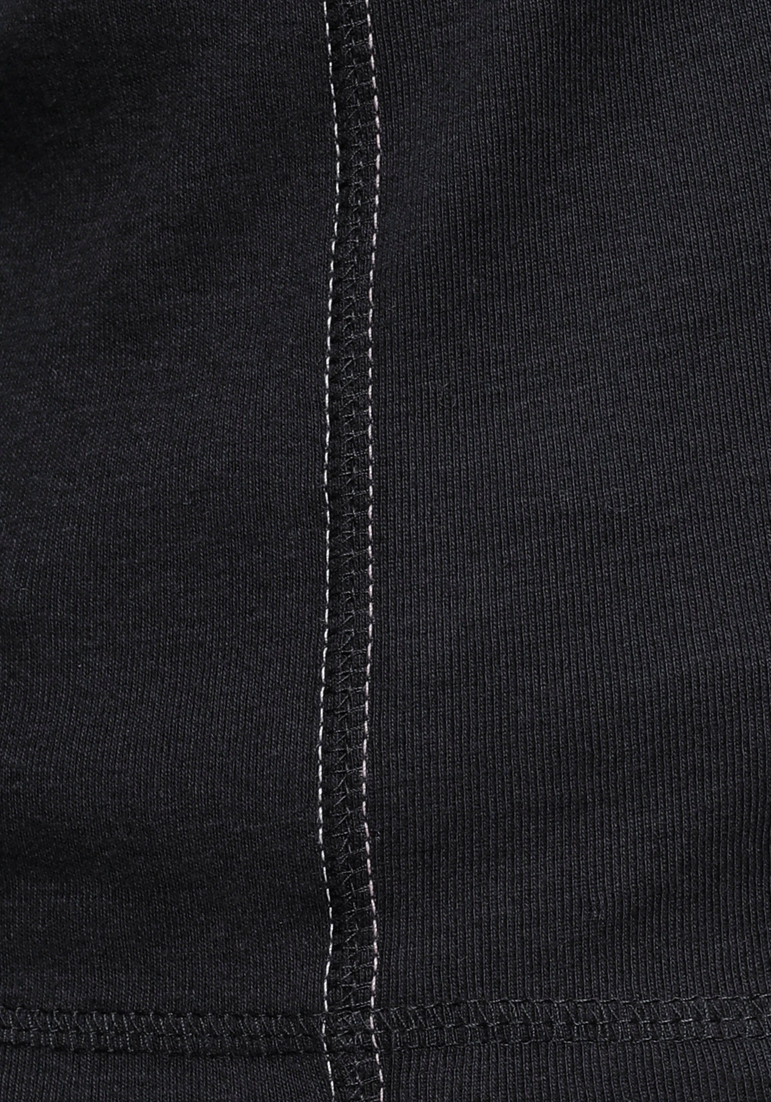 KangaROOS Capuchonshirt Lange mouwen met duimgaten, figuurvolgende snit, van jersey stof