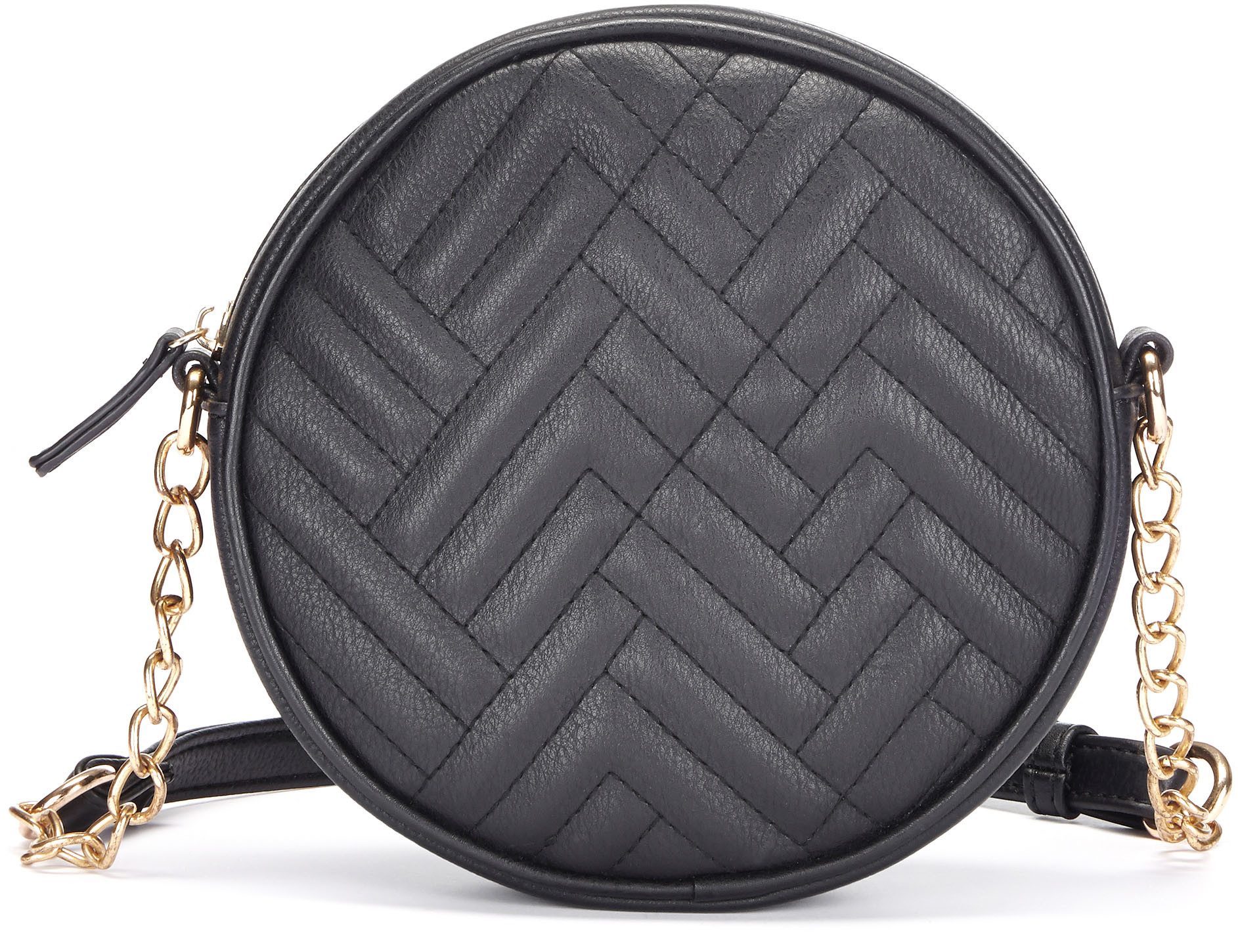 Lascana Schoudertas kleine ronde handtas, minibag vegan