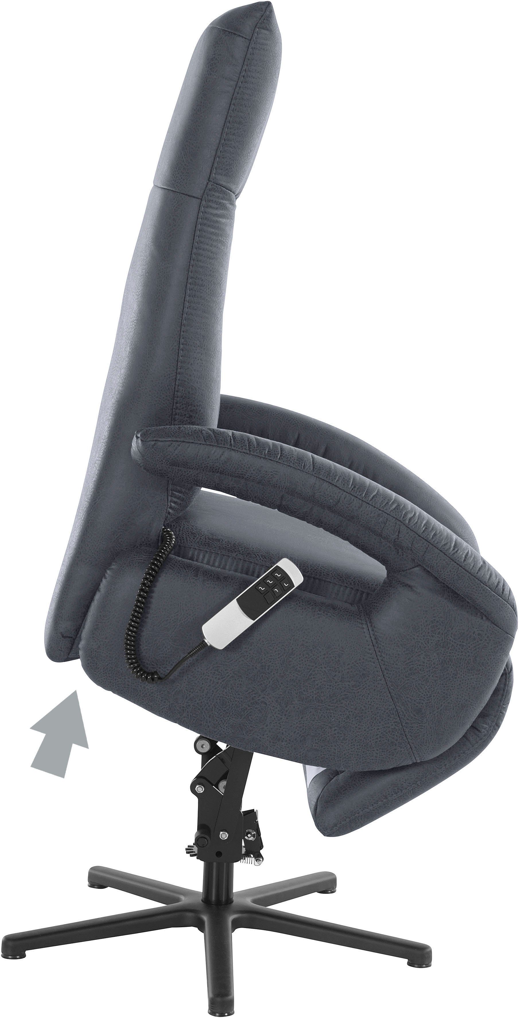 sit&more Relaxfauteuil Tycoon naar keuze handmatig, met twee motoren of met accu of met 2 motoren