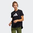 adidas performance t-shirt bos logo tee zwart