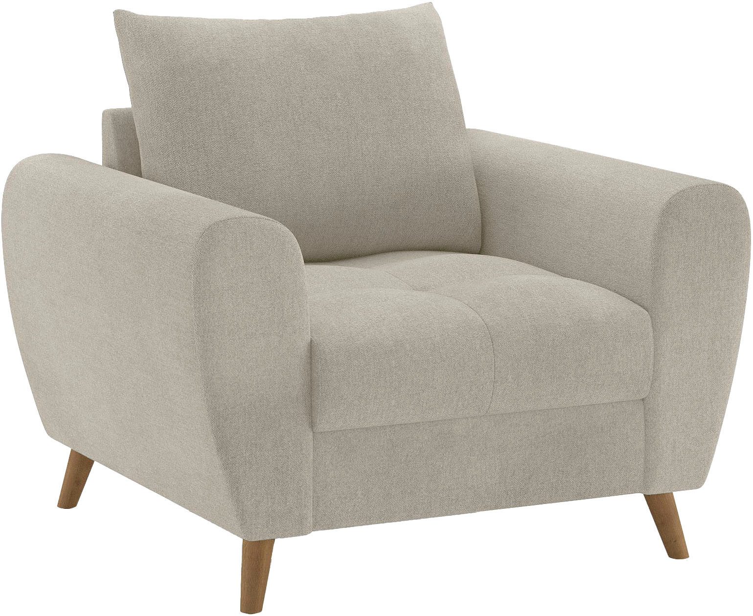 Mr. Couch Fauteuil Blackburn II Geschikt voor de set, optioneel met koudschuim fauteuils beige