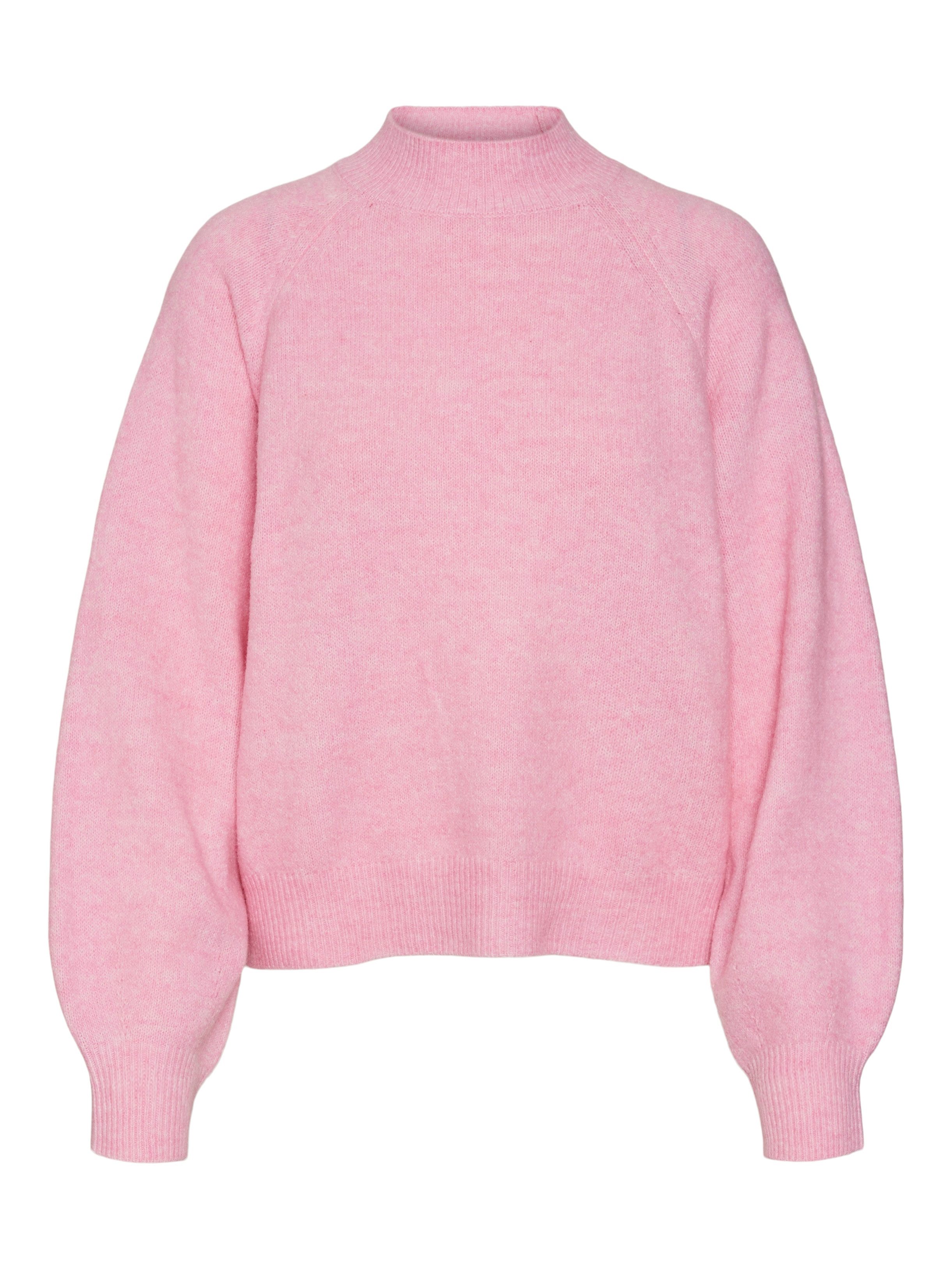 Vero Moda Gebreide trui VMLEAF LS HIGH NECK PULLOVER ENT