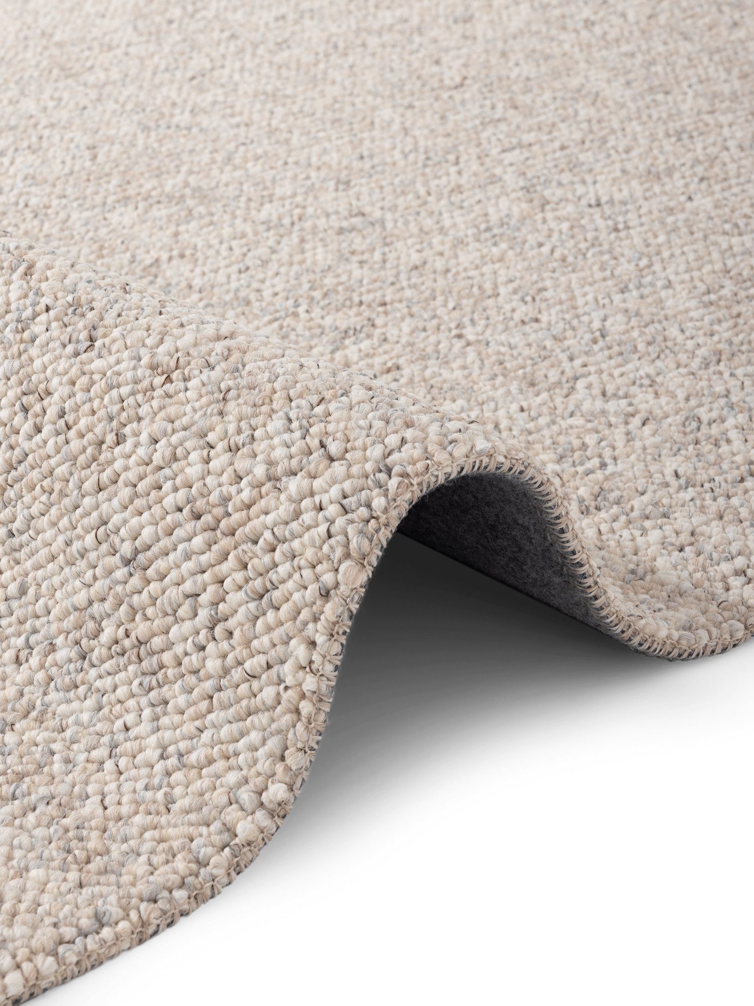 ELLE DECORATION Vloerkleed Rocco Loper, wasbaar, woonkamer, eetkamer, wol-look