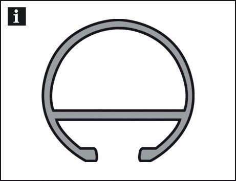 GARDINIA Gordijnroede Rail binnenin I Serie enkelprogramma Chicago Ø 20 mm, zonder accessoires (1 stuk)