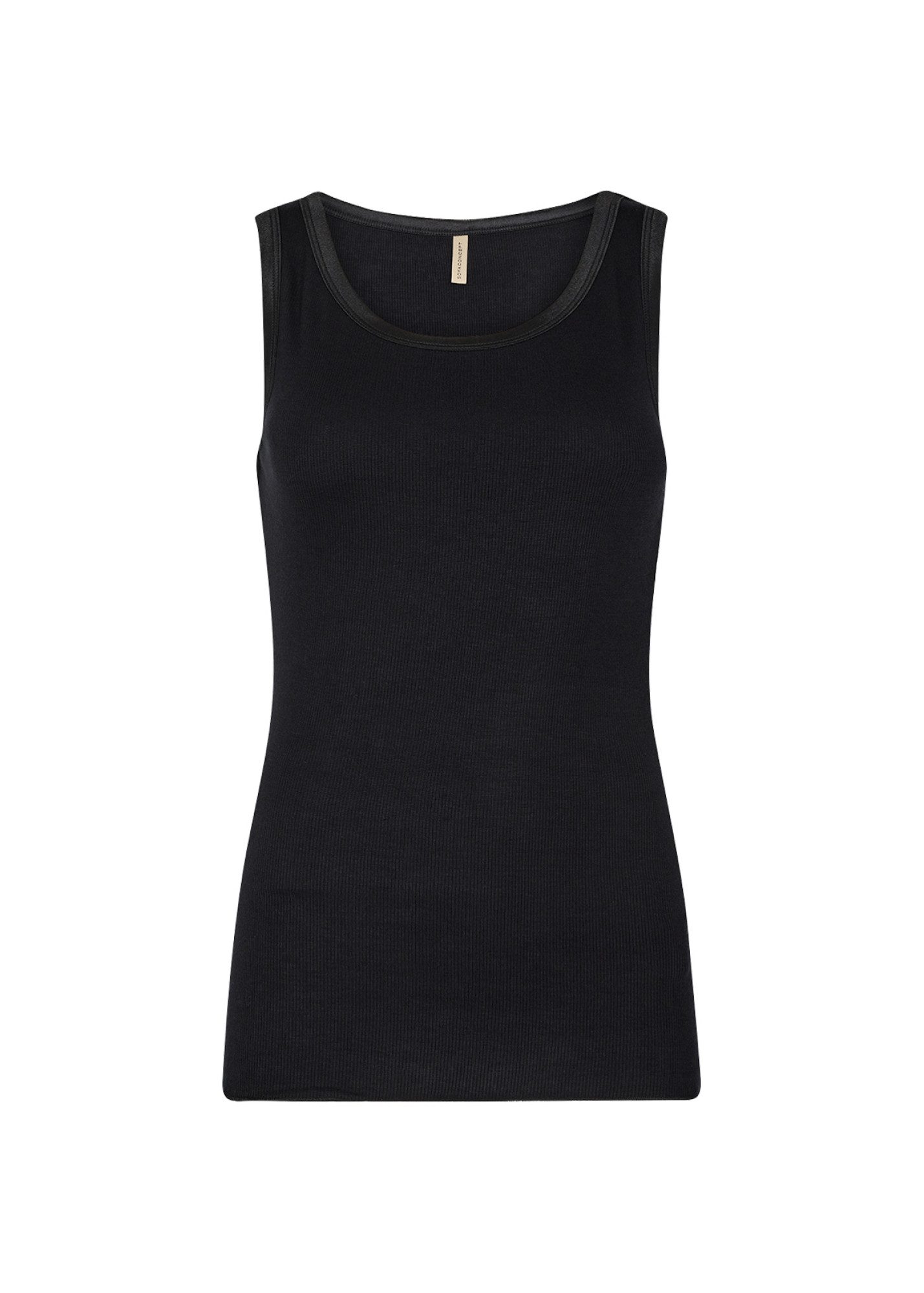 soyaconcept Tanktop SC-RYAN 1 elastisch basis-top in viscose-ribkwaliteit, super om onder te dragen