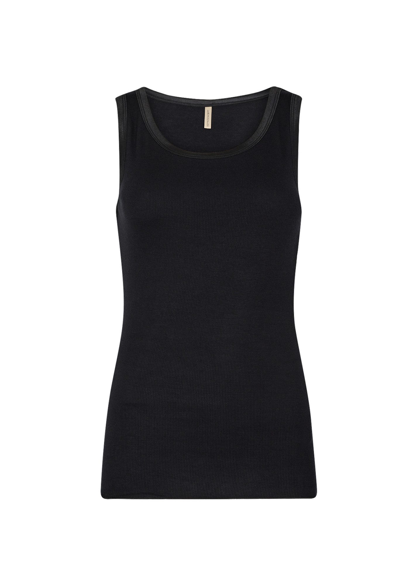 soyaconcept Tanktop SC-RYAN 1 elastisch basis-top in viscose-ribkwaliteit super om onder te dragen