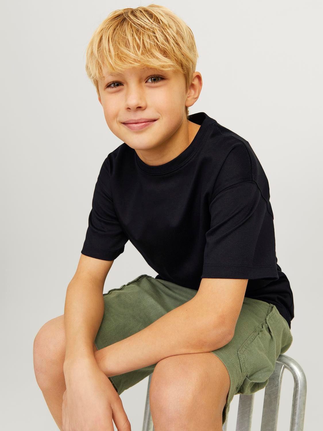 Jack & Jones Junior Shirt met ronde hals JJEURBAN EDGE TEE SS O-NECK NOOS JNR