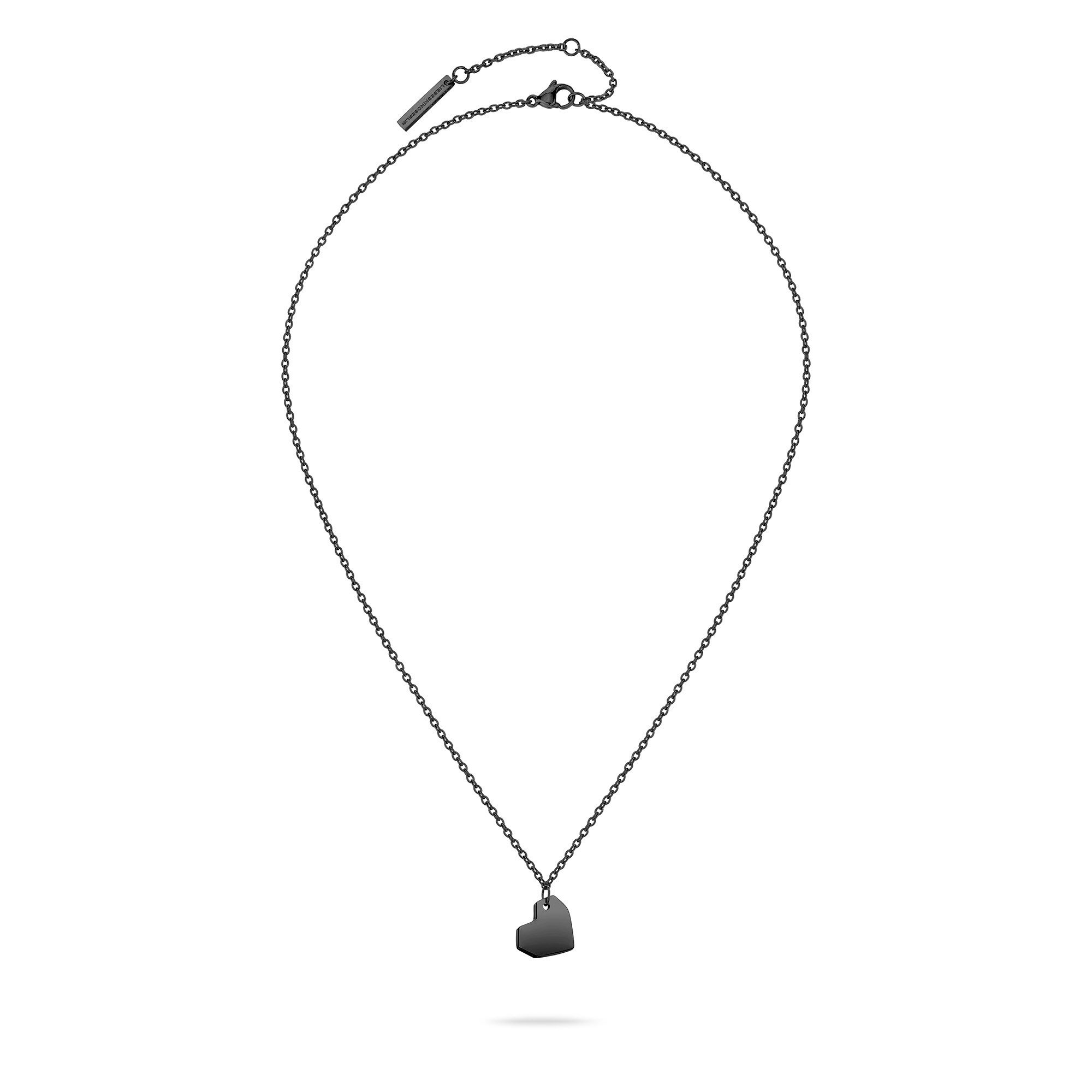 Liebeskind Berlin Ketting met hanger Sieraden RVS Urban Heart Hart LJ-1474 LJ-1475 LJ-1476 LJ-1477