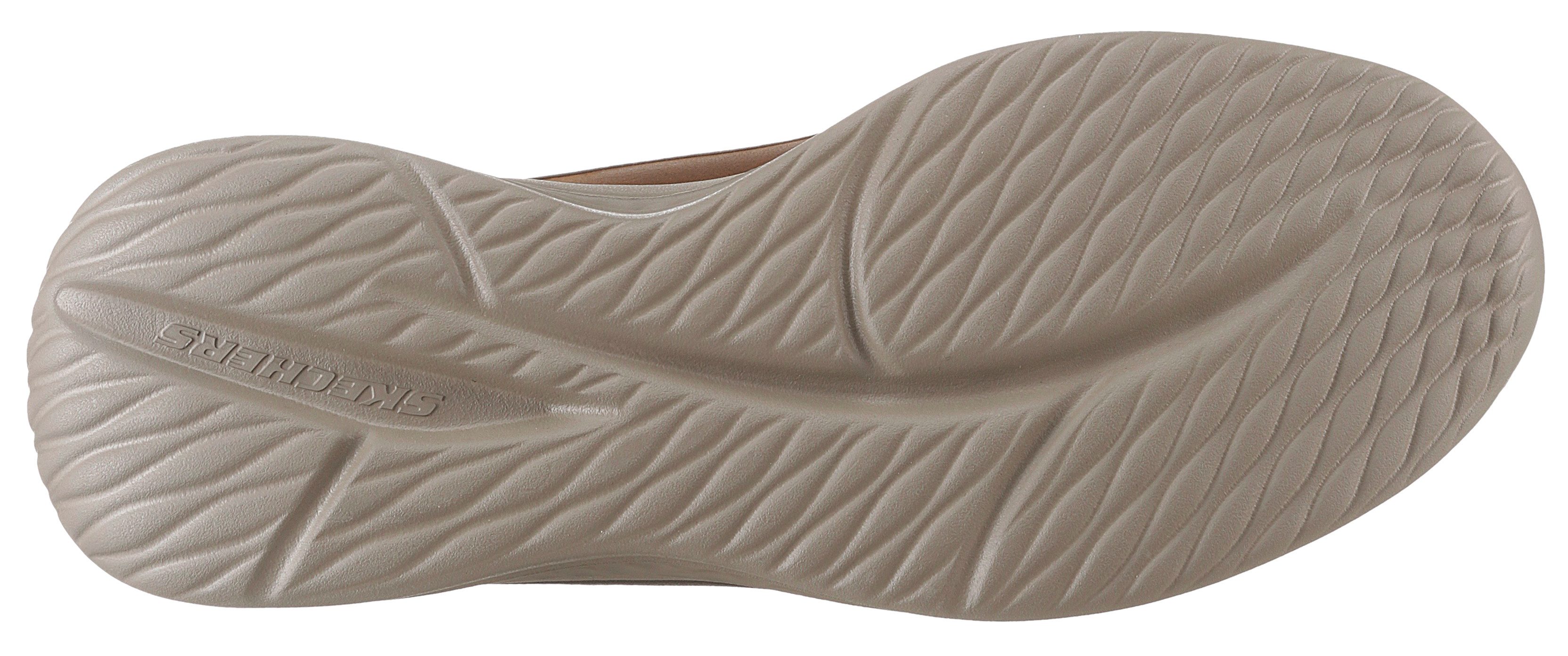 Skechers Slip-on sneakers SLADE- Slippers, vrijetijdsschoen, lage schoen met Goga Mat functie