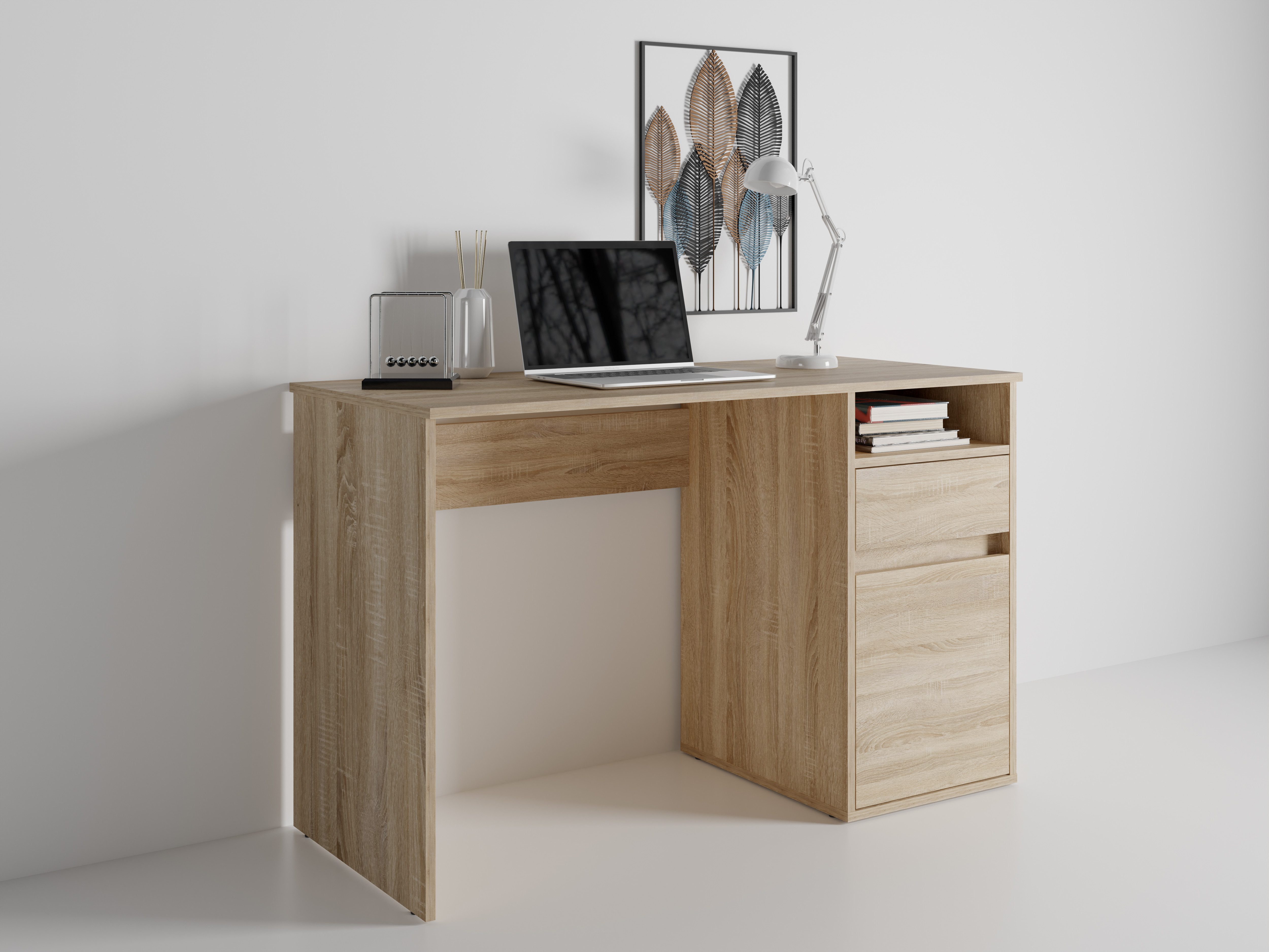 INOSIGN Bureau TINSLEY met lade en deur, breedte 120 x 53 cm