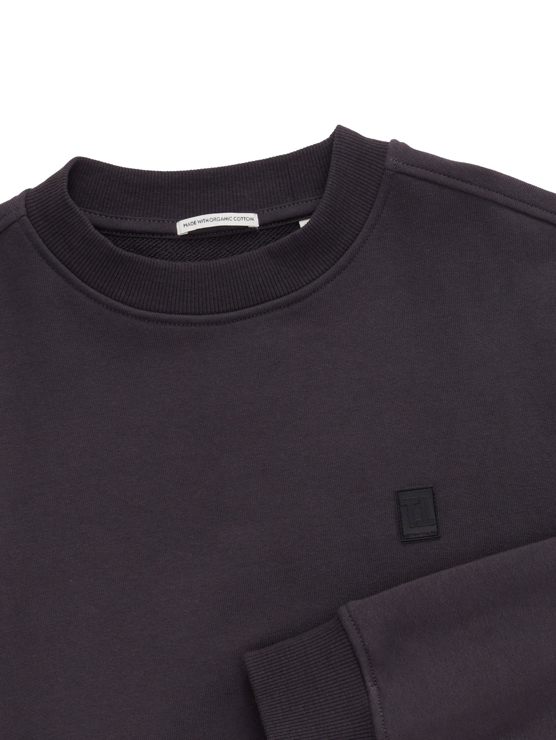 Tom Tailor Sweatshirt met logo-badge