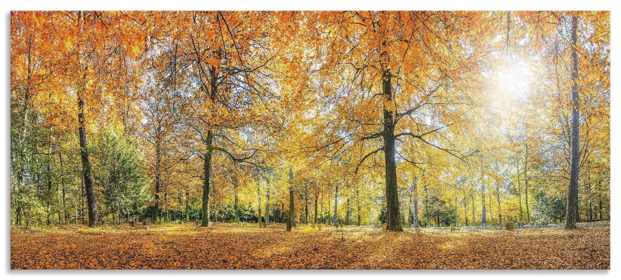 Artland Keukenwand Herfstbos panorama zelfklevend in vele maten - spatscherm keuken achter kookplaat en spoelbak als wandbescherming tegen vet, water en vuil - achterwand, wandbekl