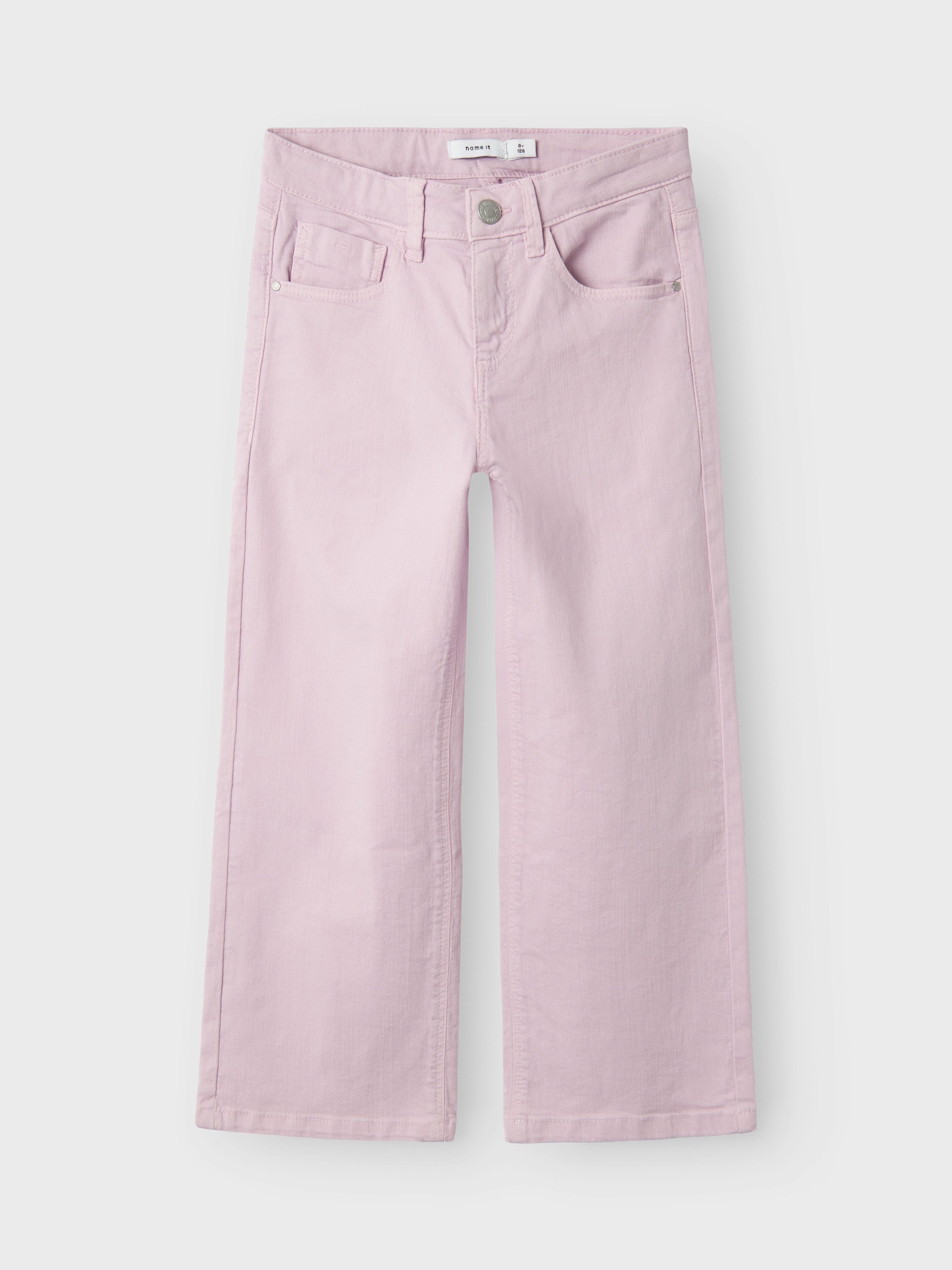 Name It Five-pocketsbroek NKFROSE WIDE TWI PANT 1115-TP NOOS