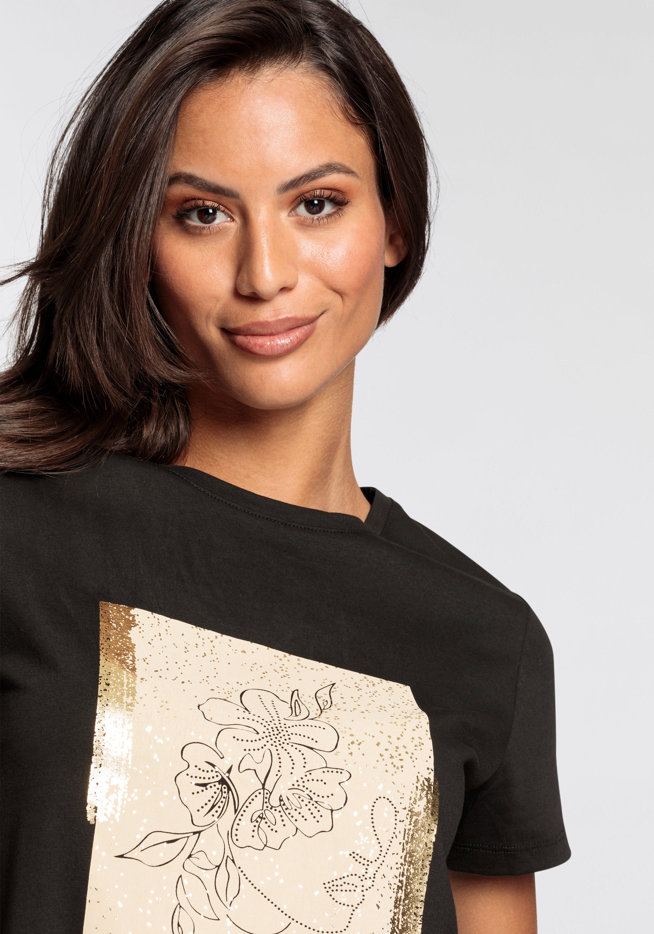 Laura Scott T-shirt met gouden print