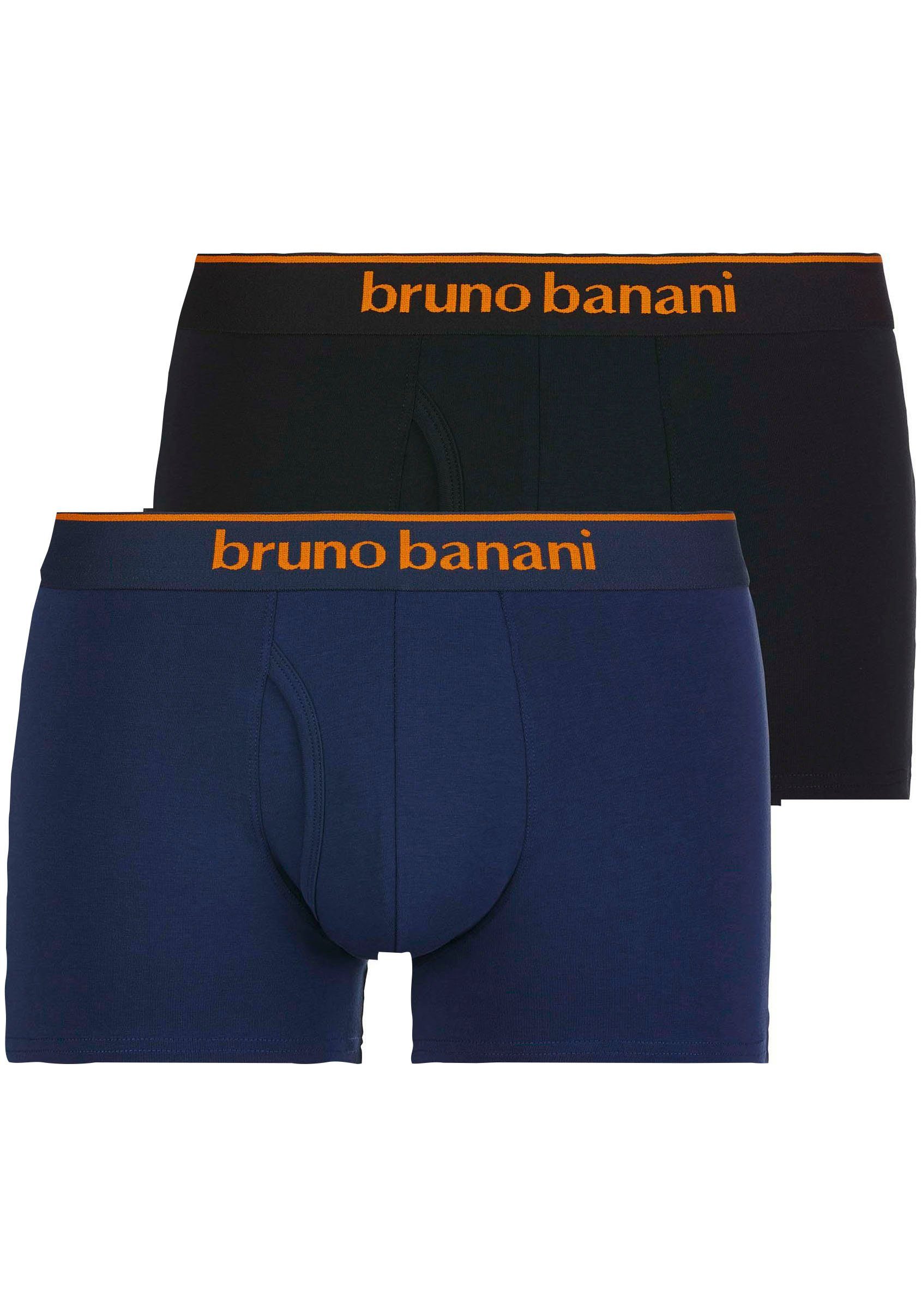 Bruno Banani Boxershort Short 2-pack Quick Access (2 stuks, Set van 2) heren boxershorts maat XXL multicolor