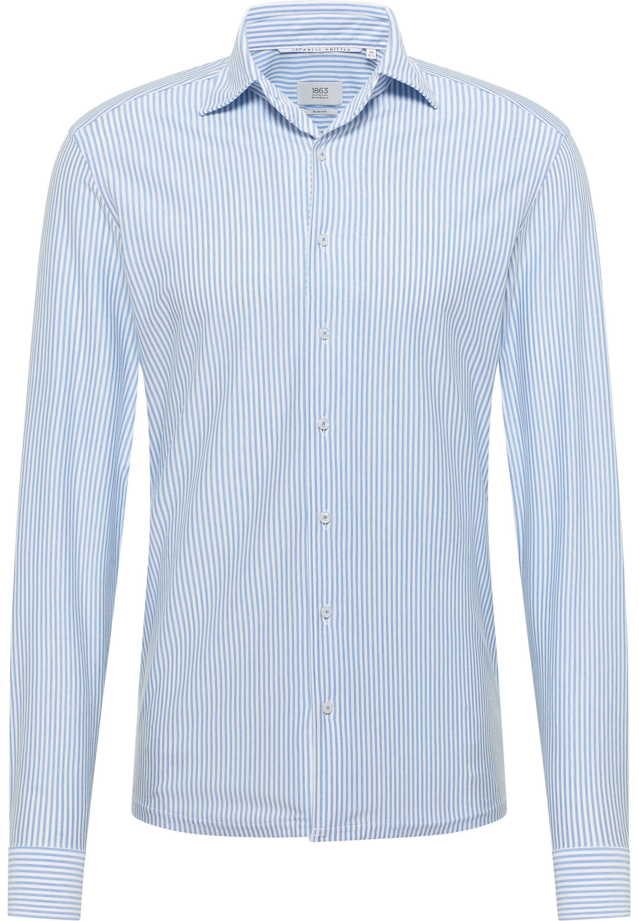 Eterna Overhemd met lange mouwen Slim fit NON IRON (strijkvrij)
