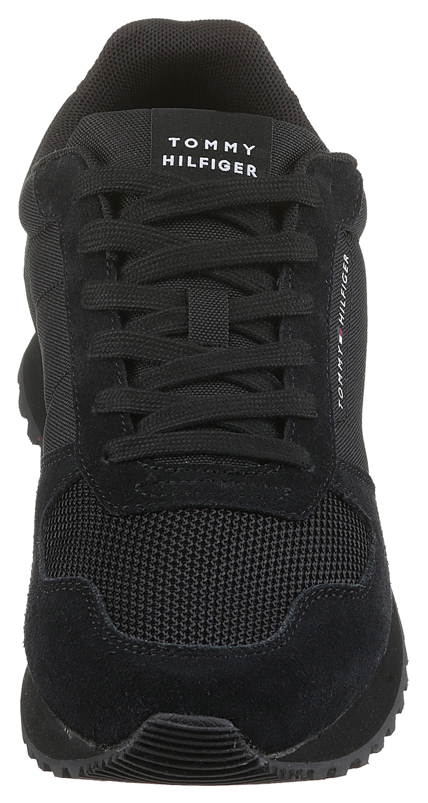 Tommy Hilfiger Sneakers NEW RUNNER EVA MIX FLAG , vrijetijdsschoen, halfschoen, veterschoen met gepolsterde schacht
