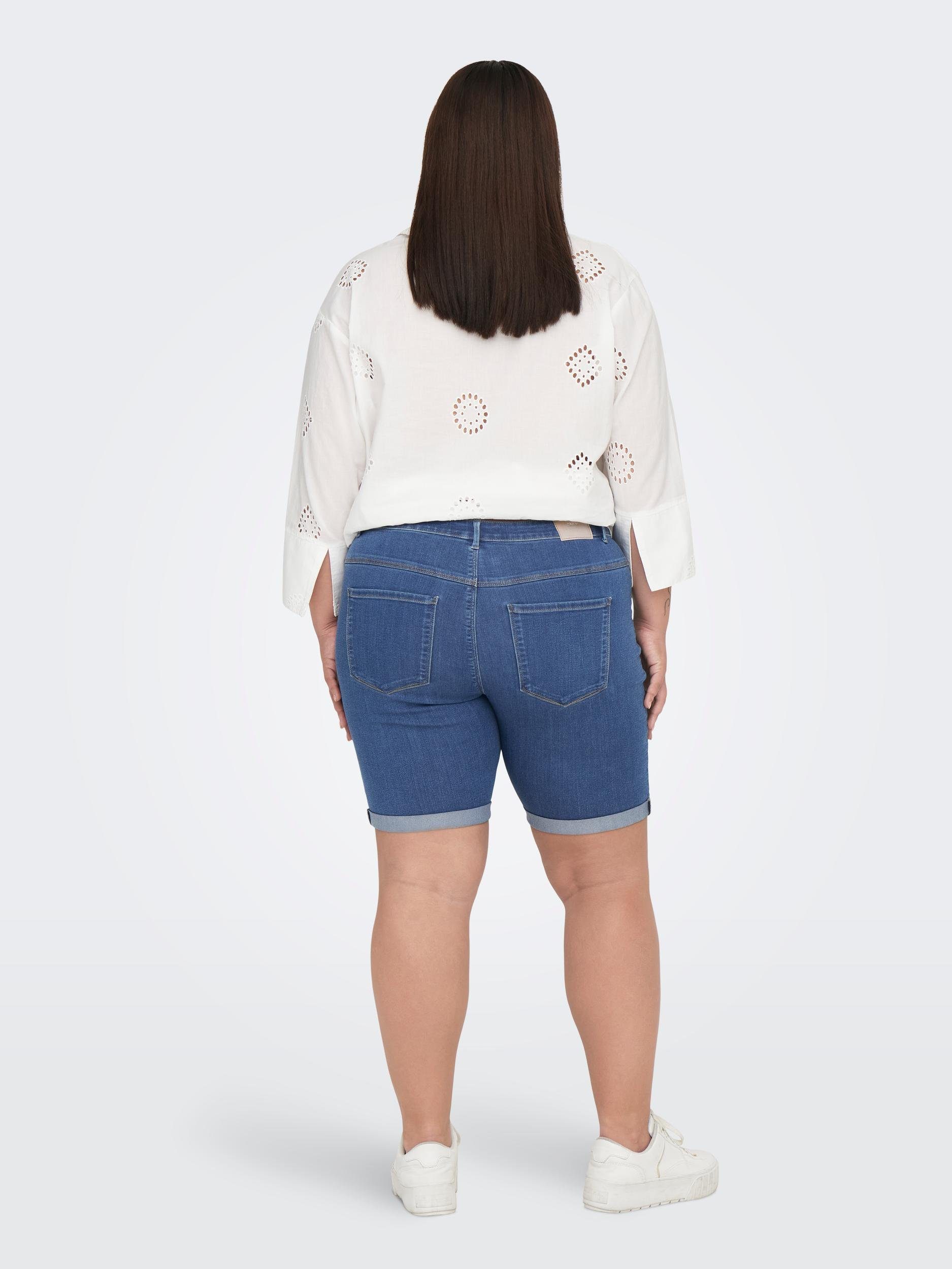 ONLY CARMAKOMA Jeansshort CARTHUNDER LIFE REG LONG SHORTS DNM