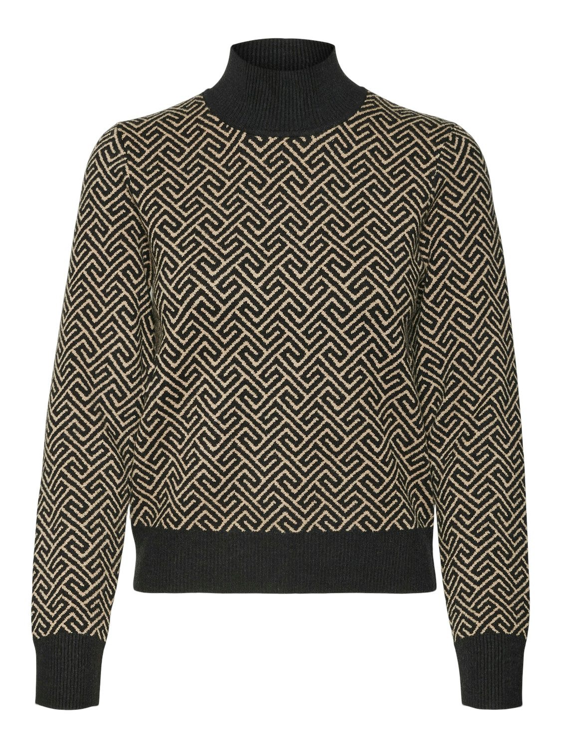 Vero Moda Gebreide trui VMARIA ART LS HIGH-NECK PULLOVER GA